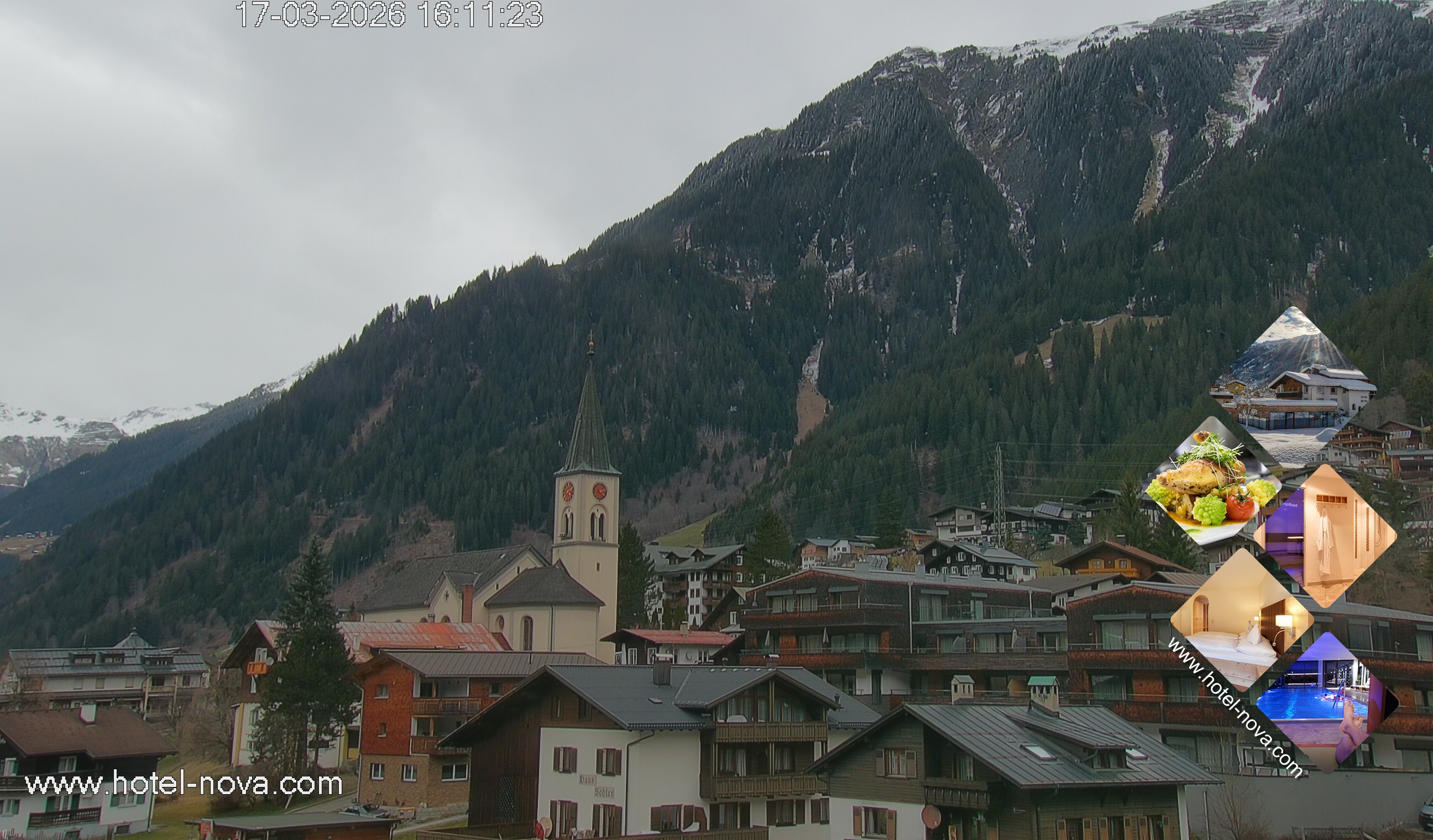 Archiv Foto Webcam Gaschurn Ortszentrum