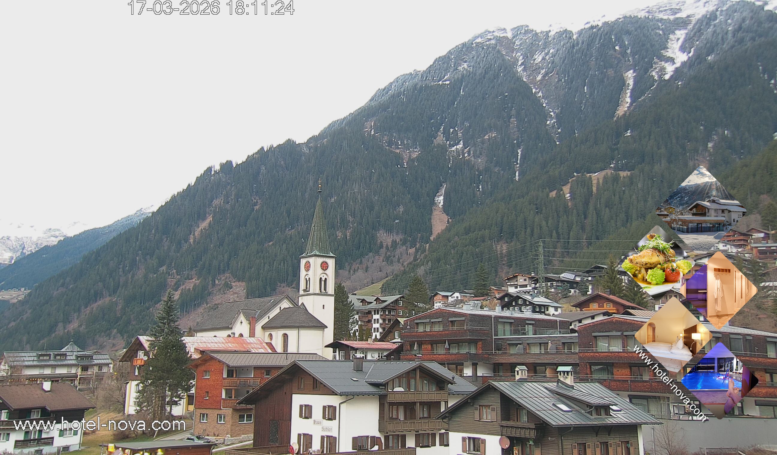 Archiv Foto Webcam Gaschurn Ortszentrum