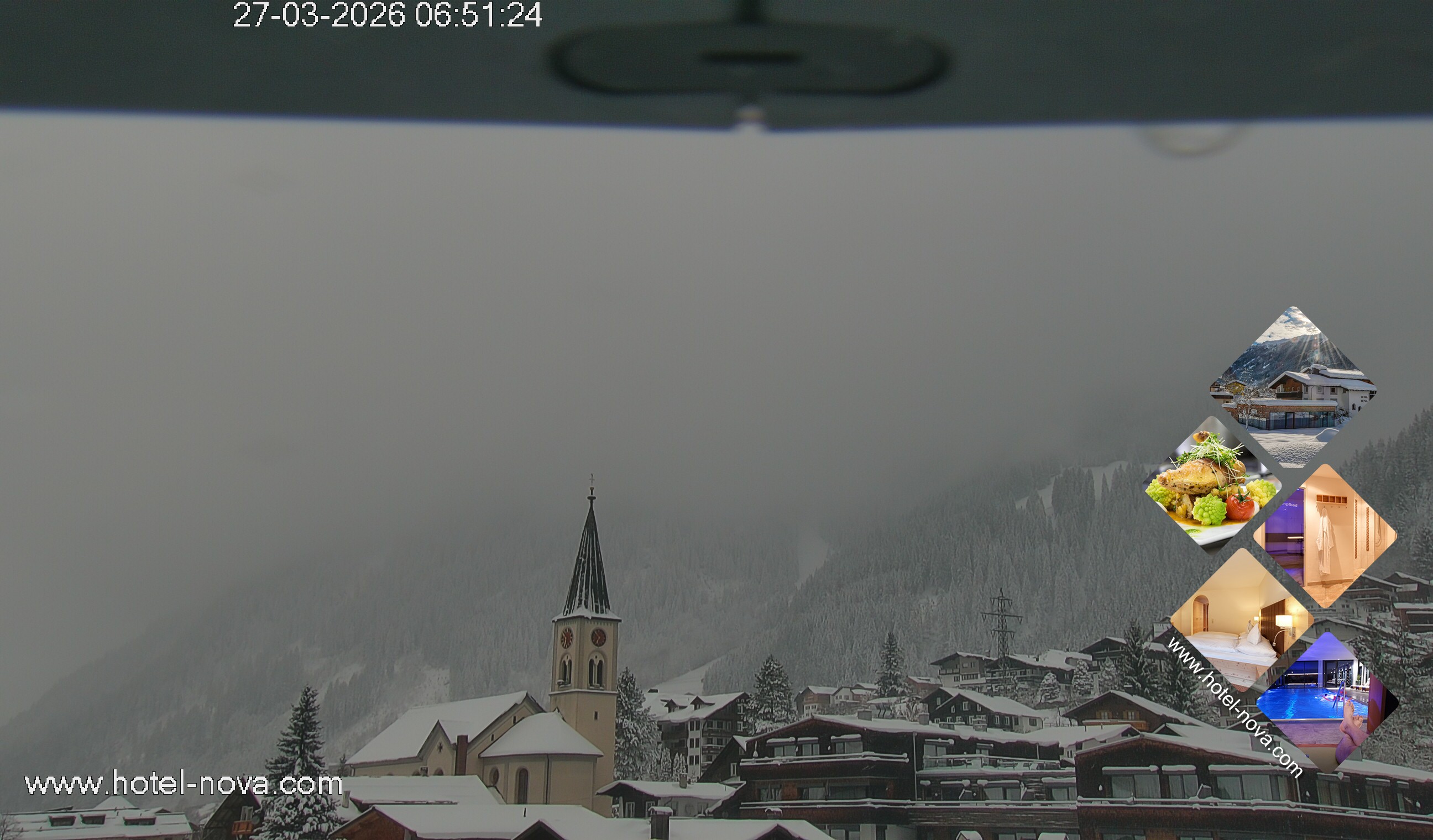 Archiv Foto Webcam Gaschurn Ortszentrum