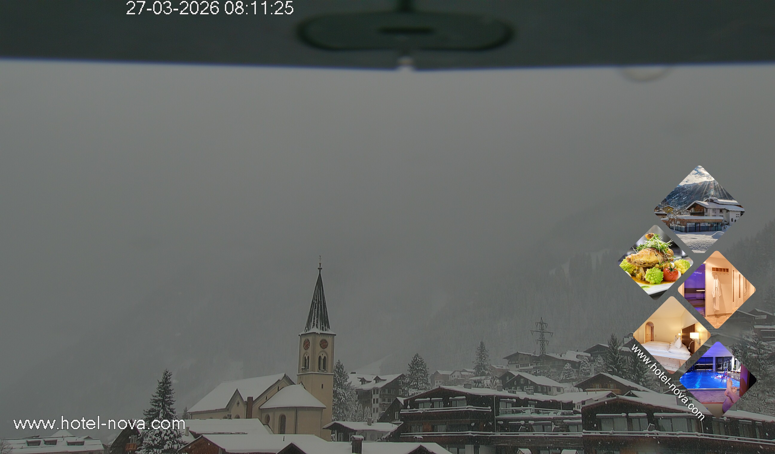 Archiv Foto Webcam Gaschurn Ortszentrum