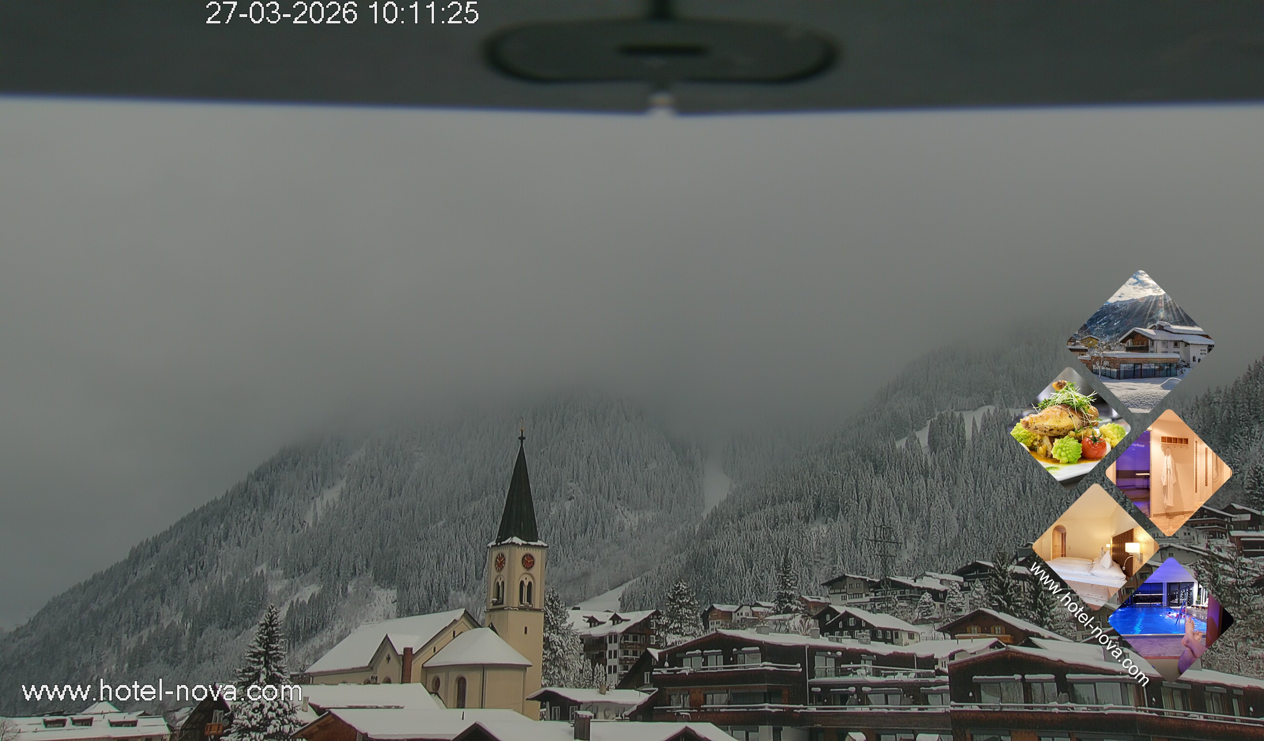 Archiv Foto Webcam Gaschurn Ortszentrum