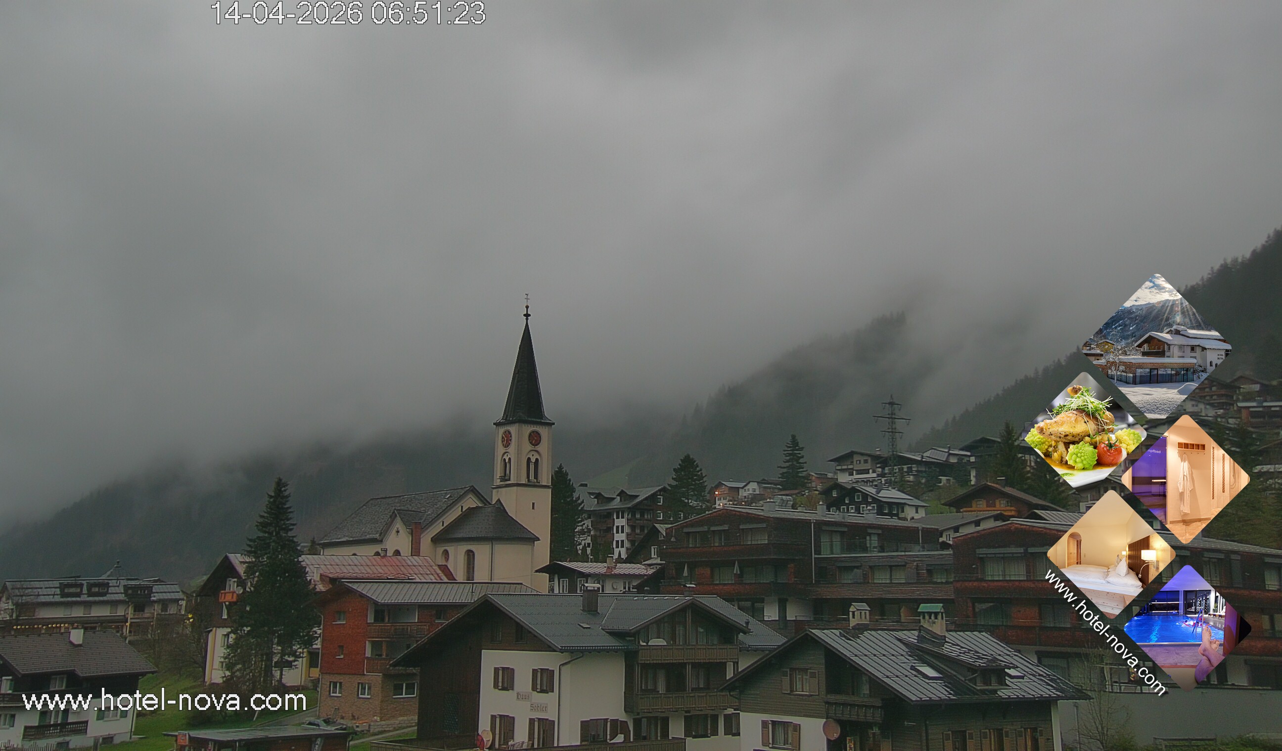 Archived image Webcam Gaschurn - View Village