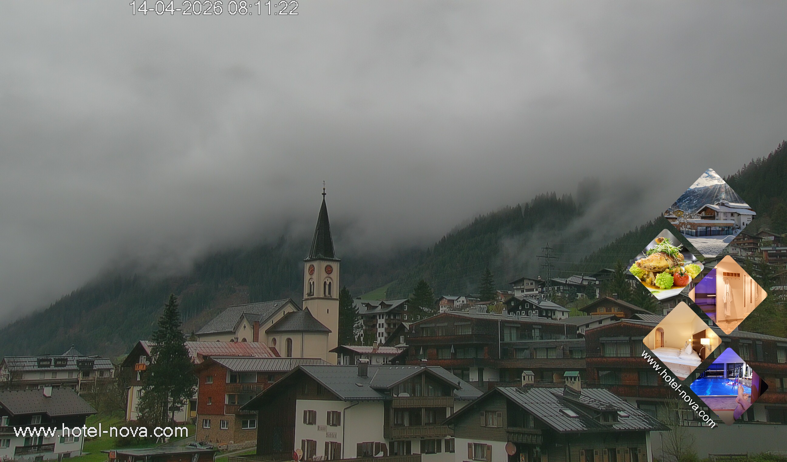 Archived image Webcam Gaschurn - View Village