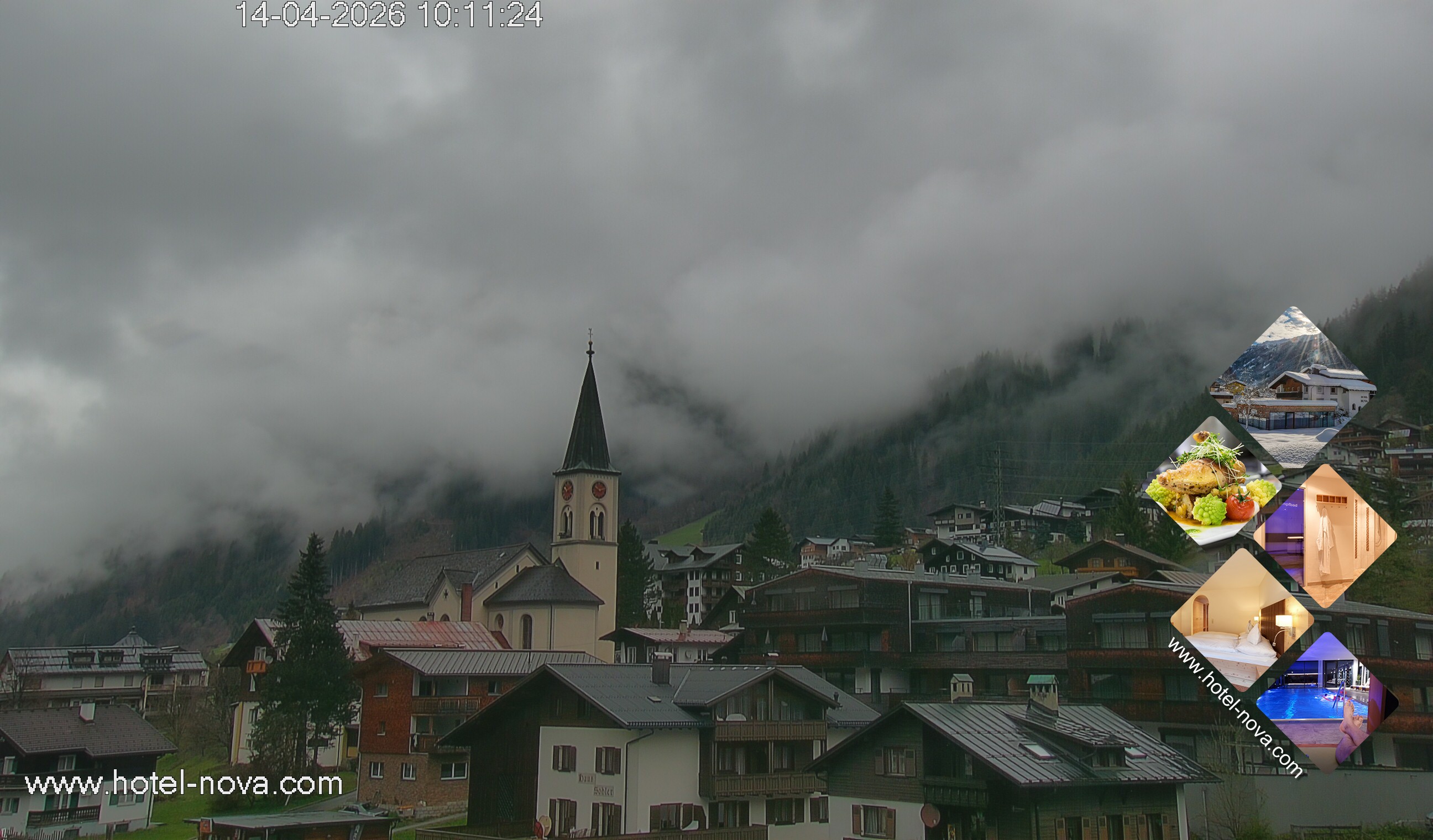 Archived image Webcam Gaschurn - View Village