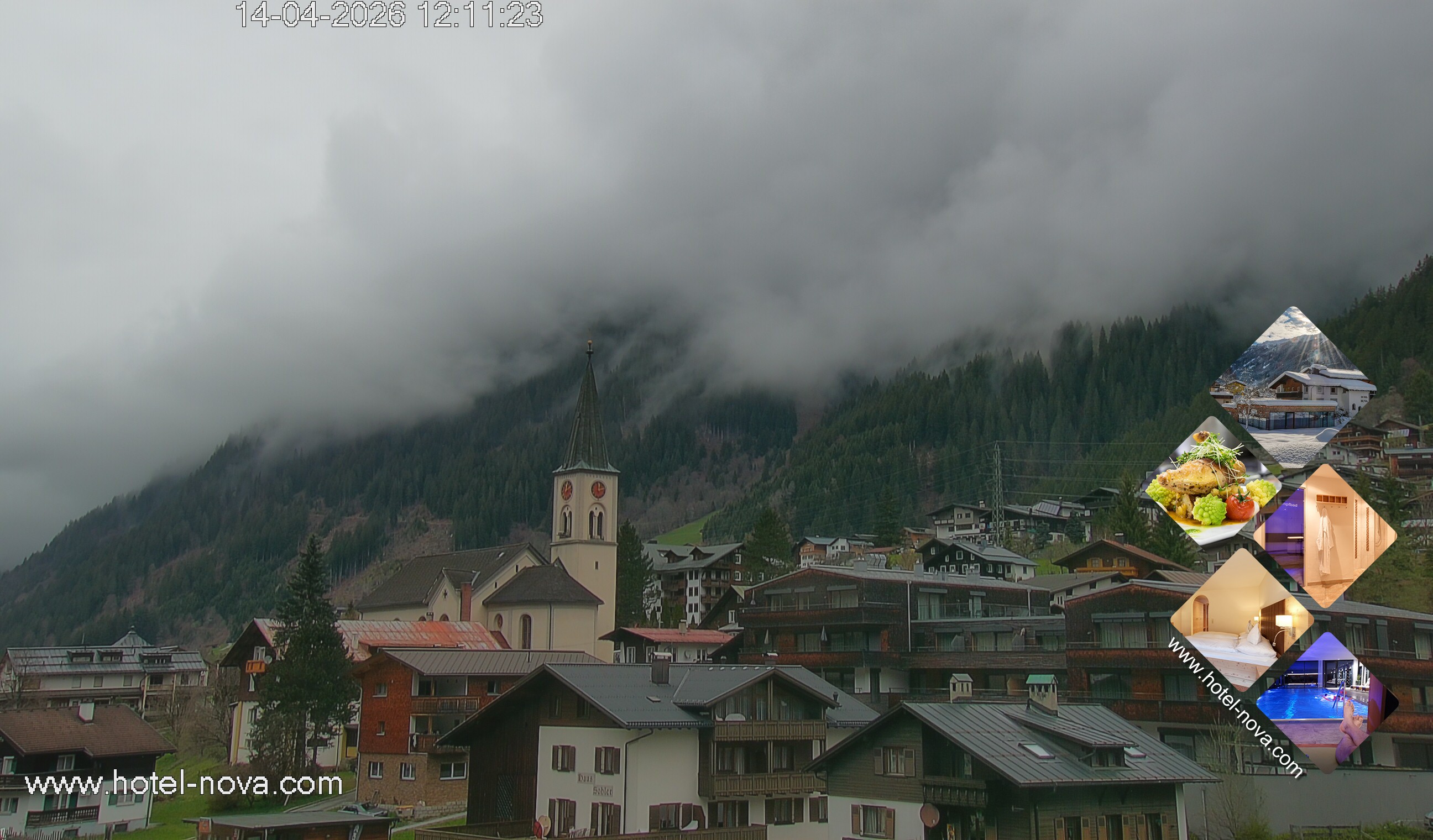 Archived image Webcam Gaschurn - View Village