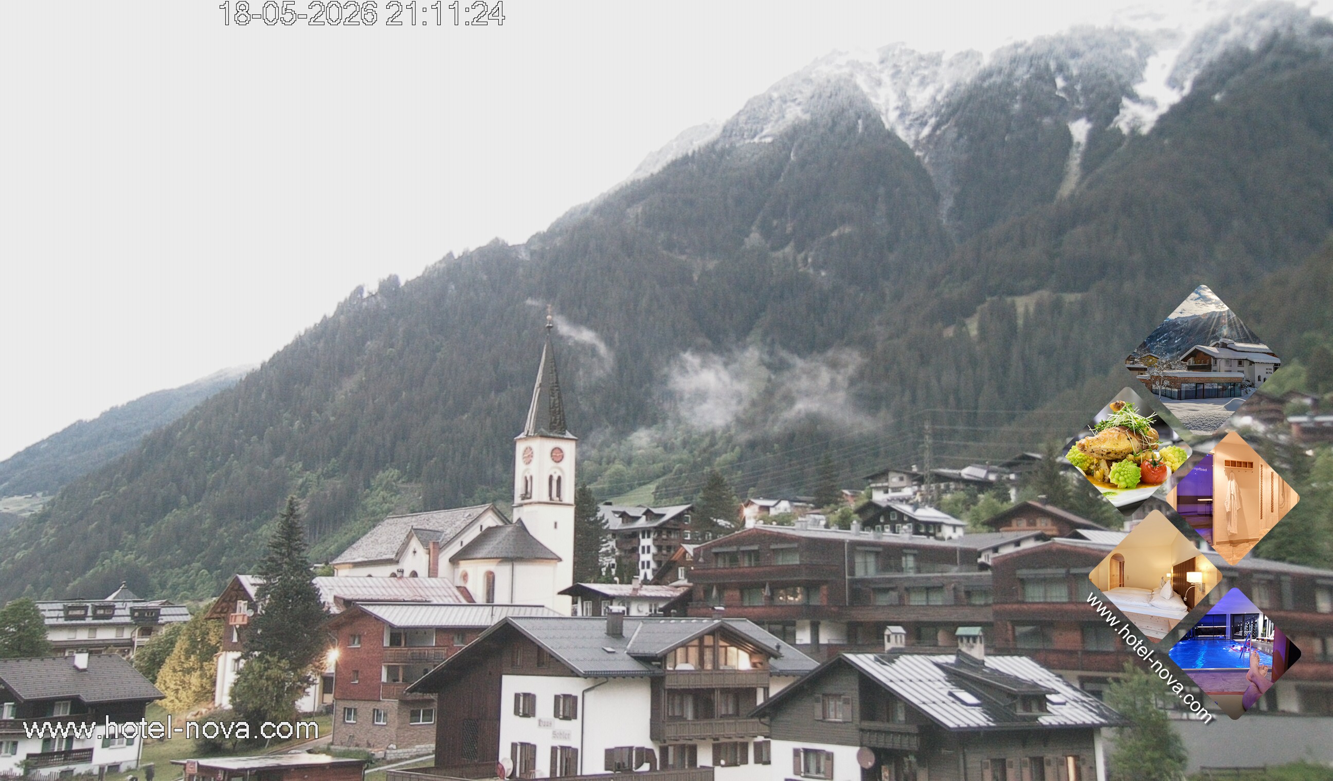 Archiv Foto Webcam Gaschurn Ortszentrum