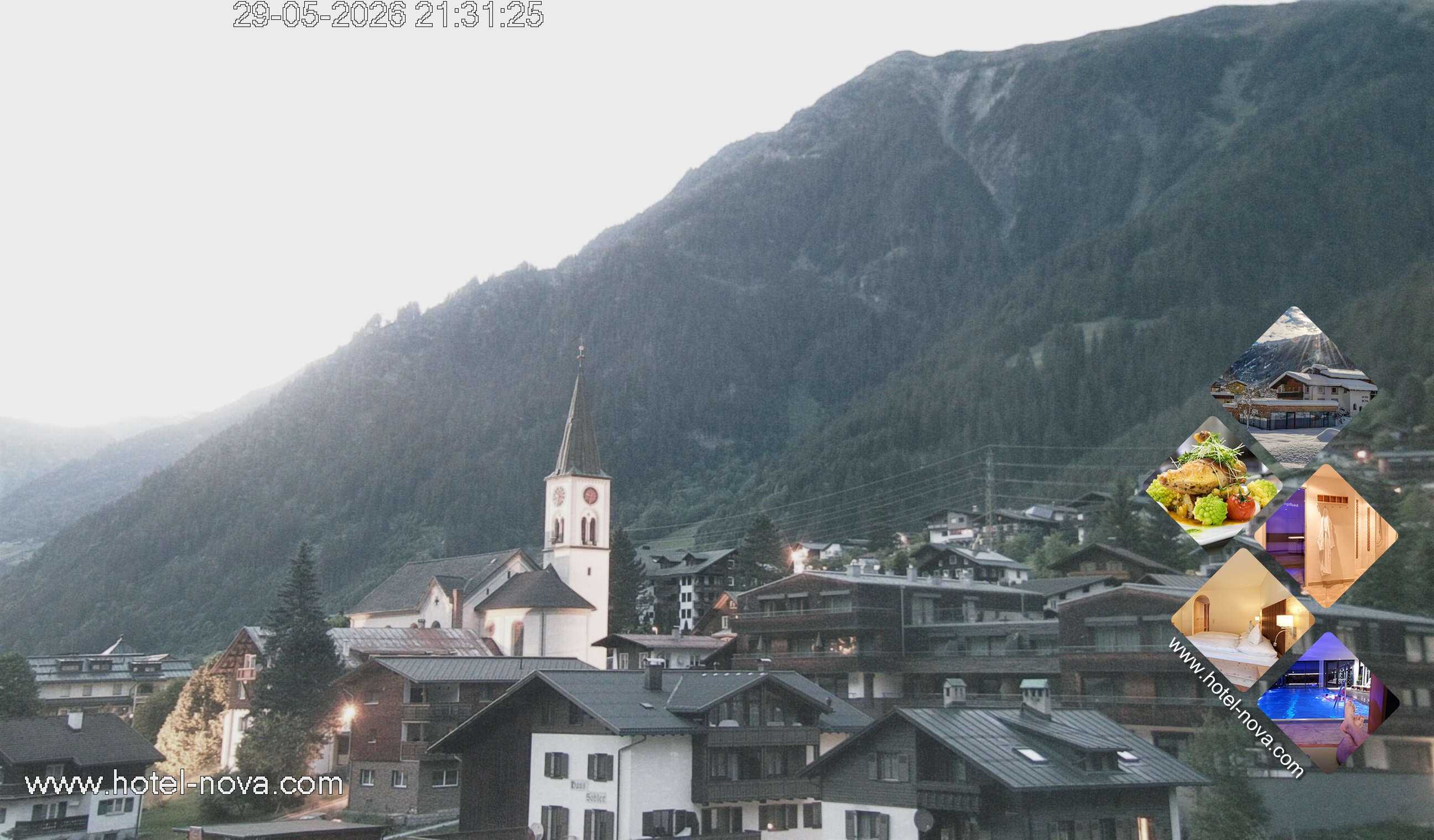 Archiv Foto Webcam Gaschurn Ortszentrum