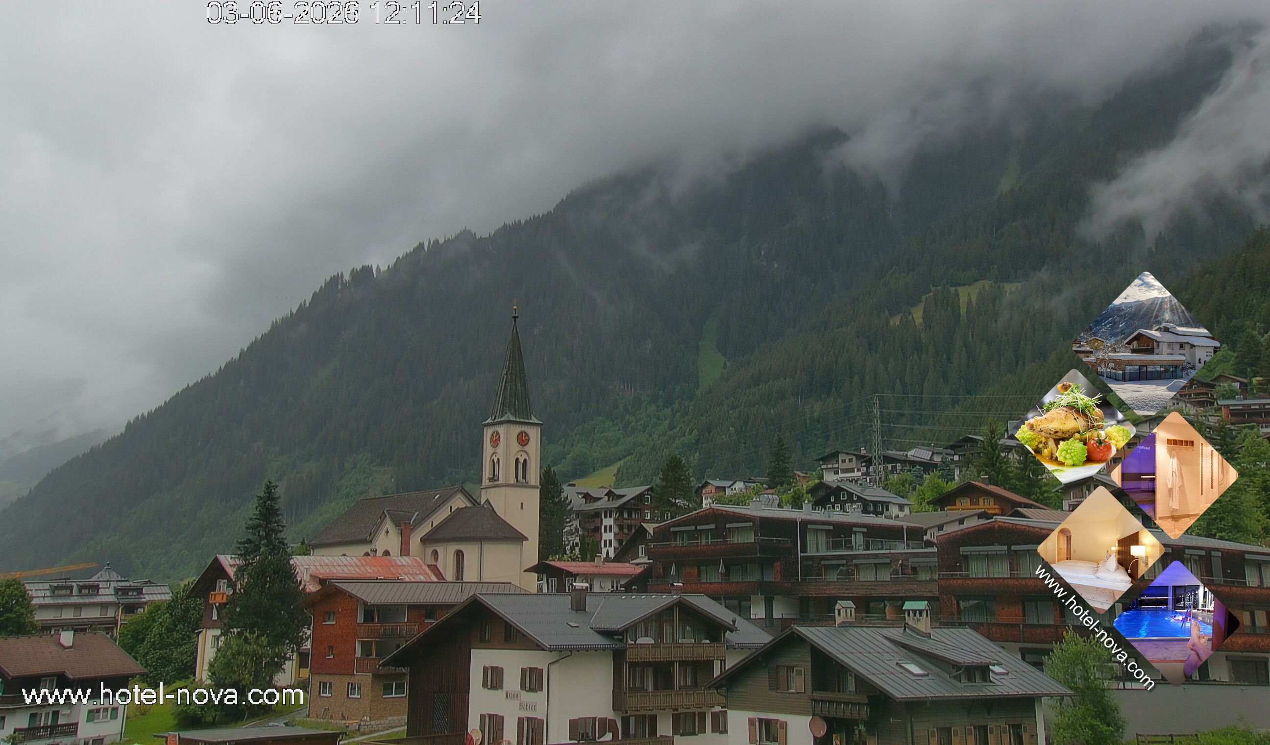 Archived image Webcam Gaschurn - View Village