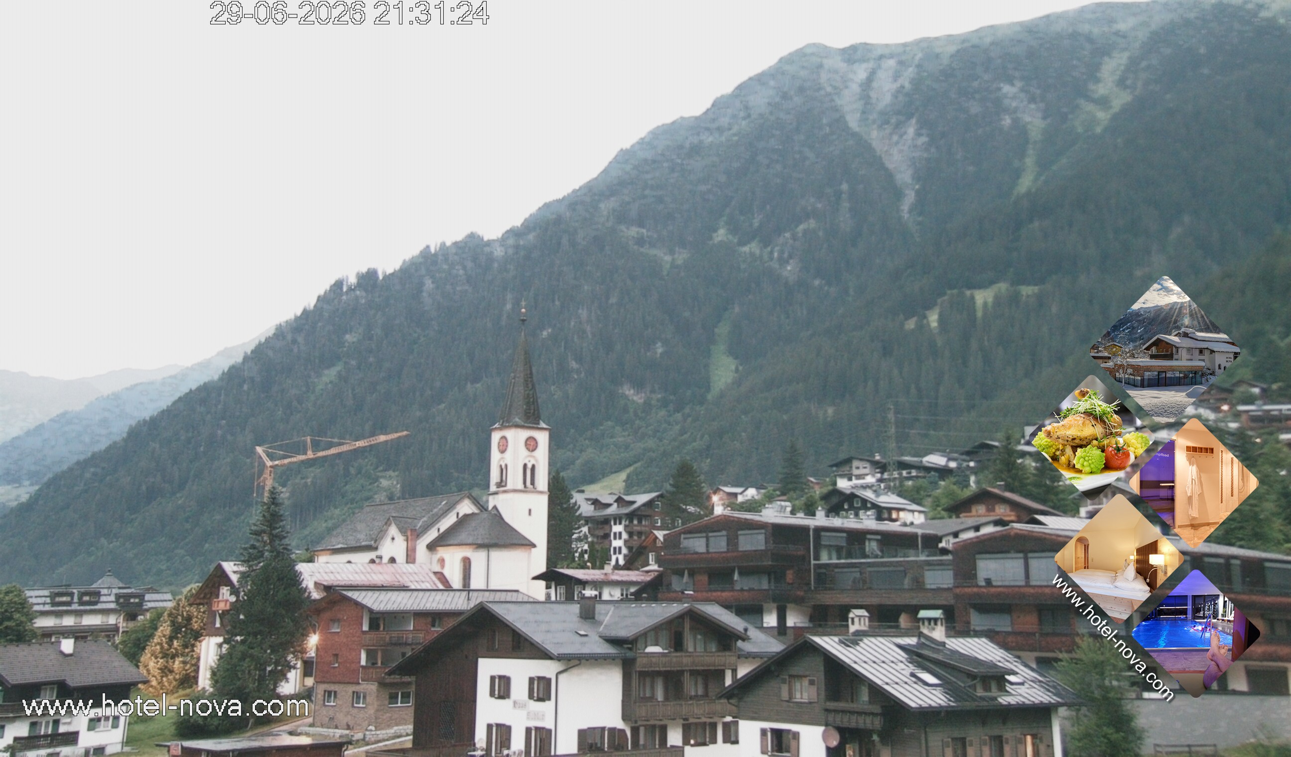 Archived image Webcam Gaschurn - View Village