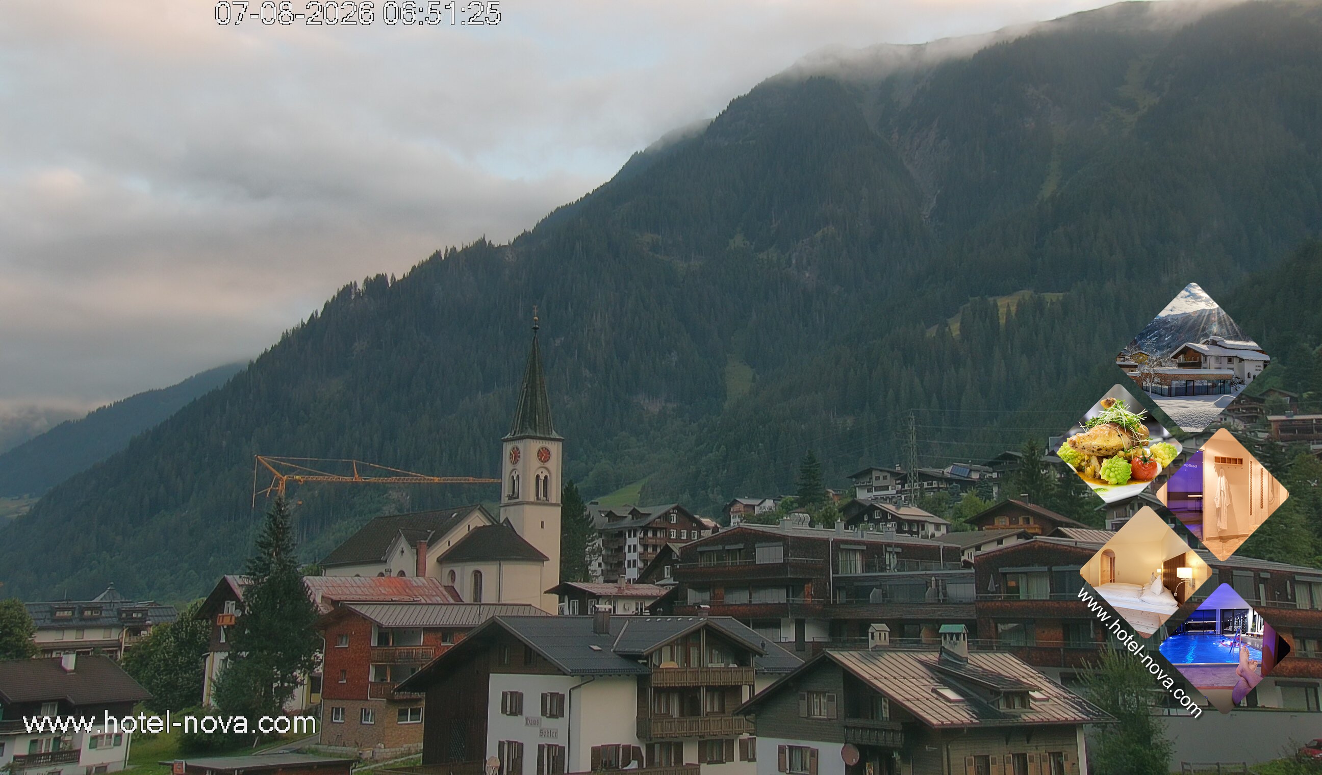 Archived image Webcam Gaschurn - View Village