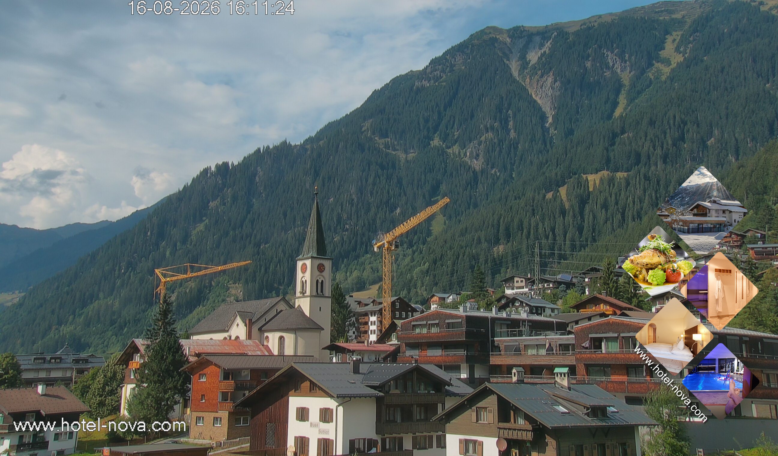 Archived image Webcam Gaschurn - View Village