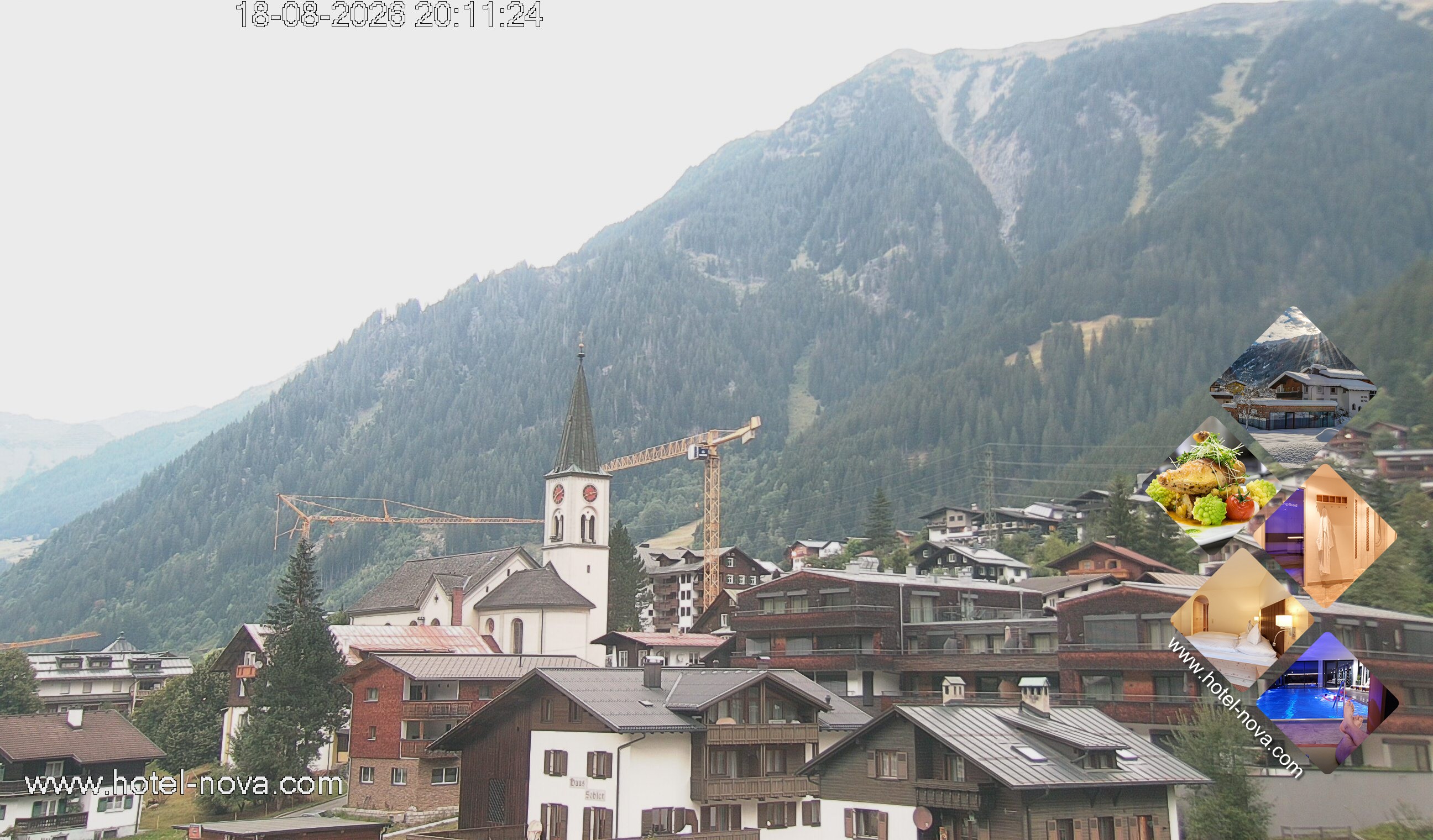 Archiv Foto Webcam Gaschurn Ortszentrum