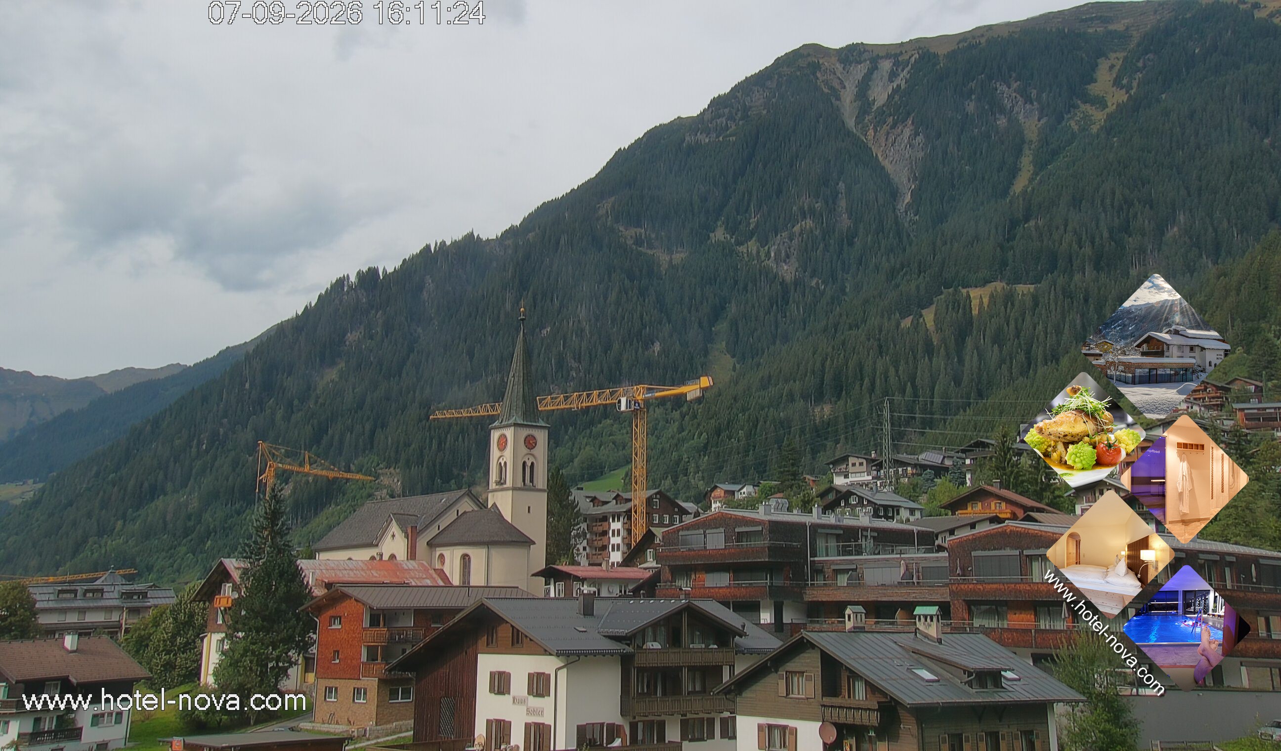 Archived image Webcam Gaschurn - View Village