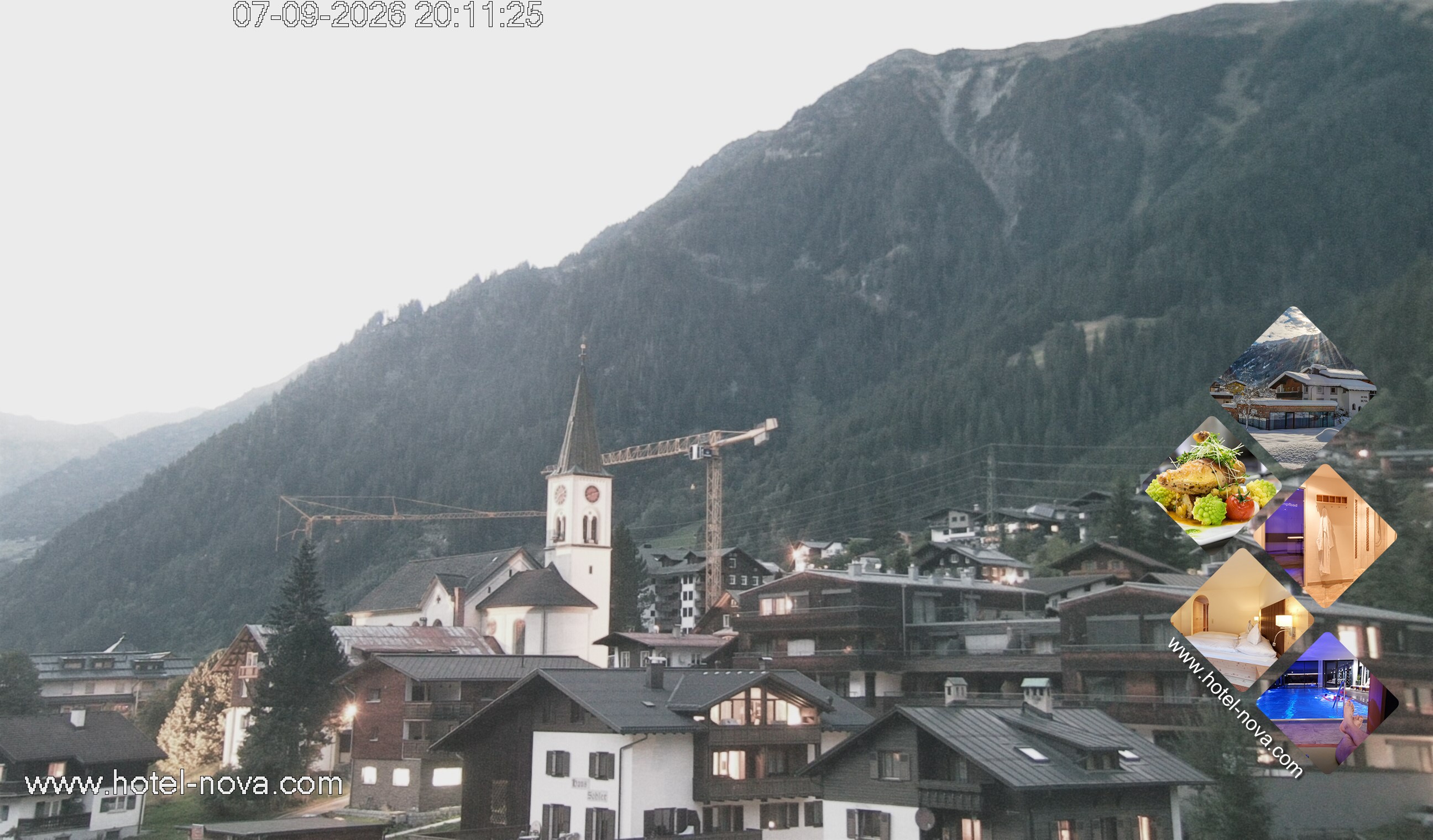 Archived image Webcam Gaschurn - View Village