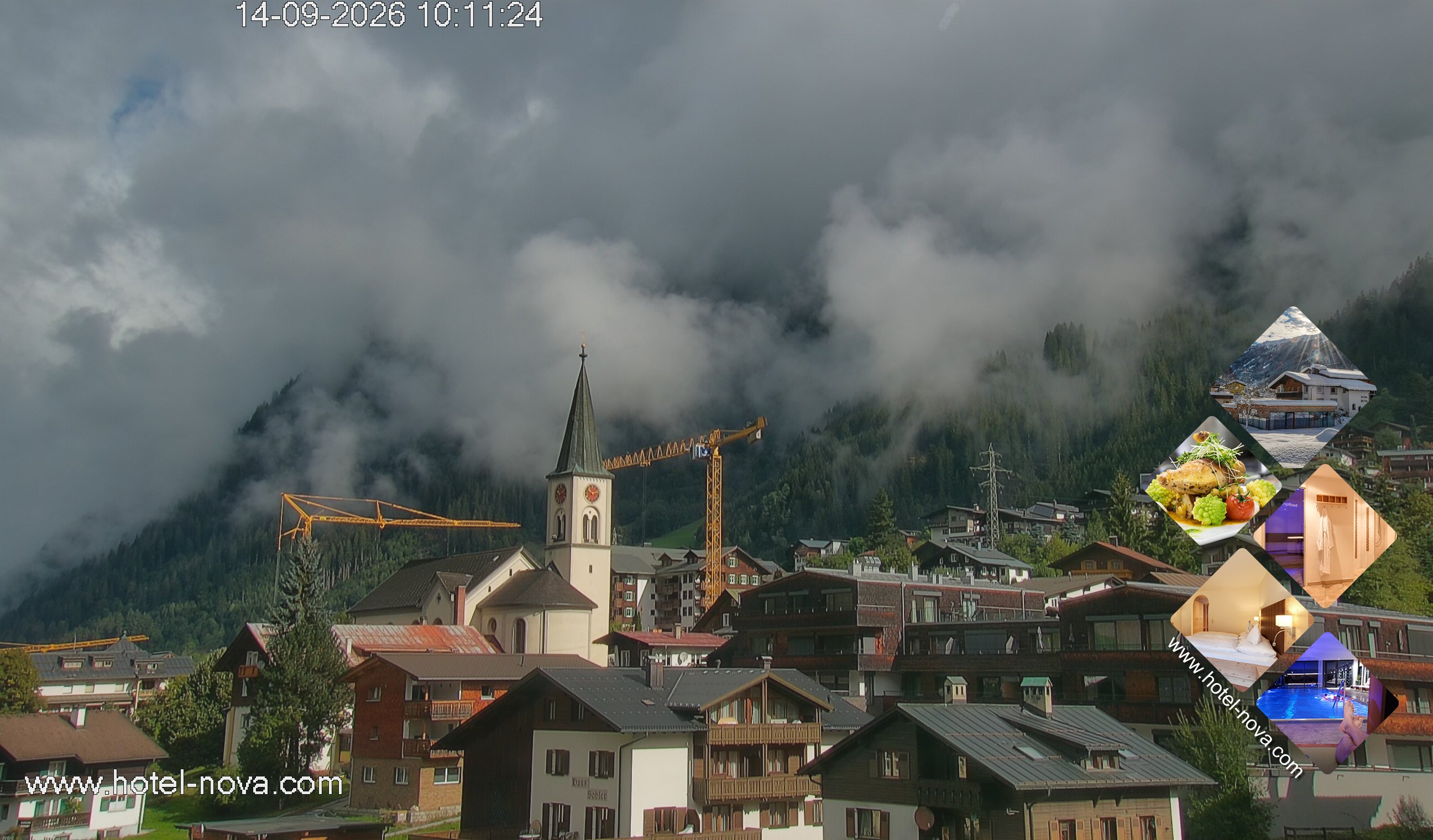 Archived image Webcam Gaschurn - View Village