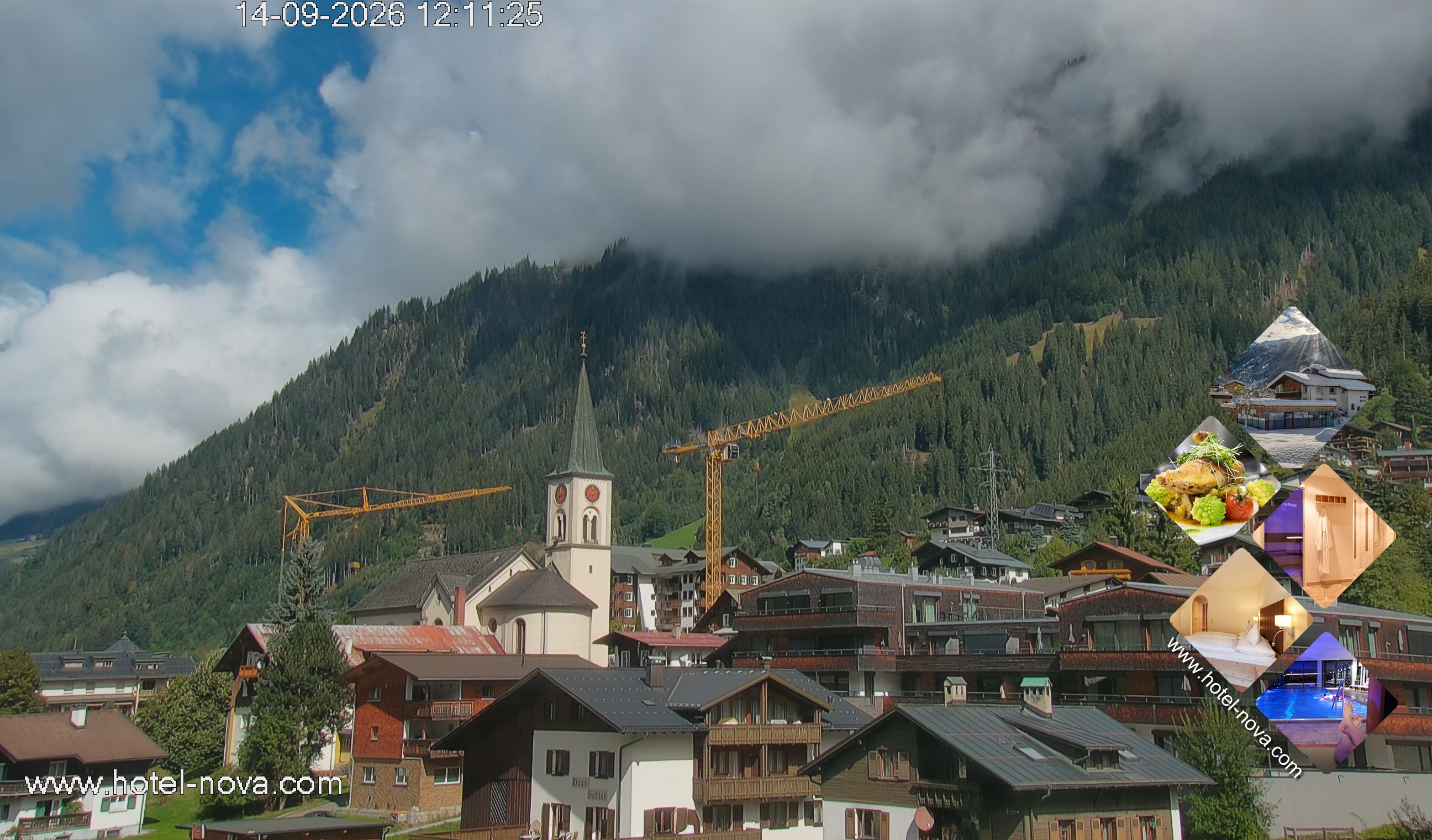 Archived image Webcam Gaschurn - View Village
