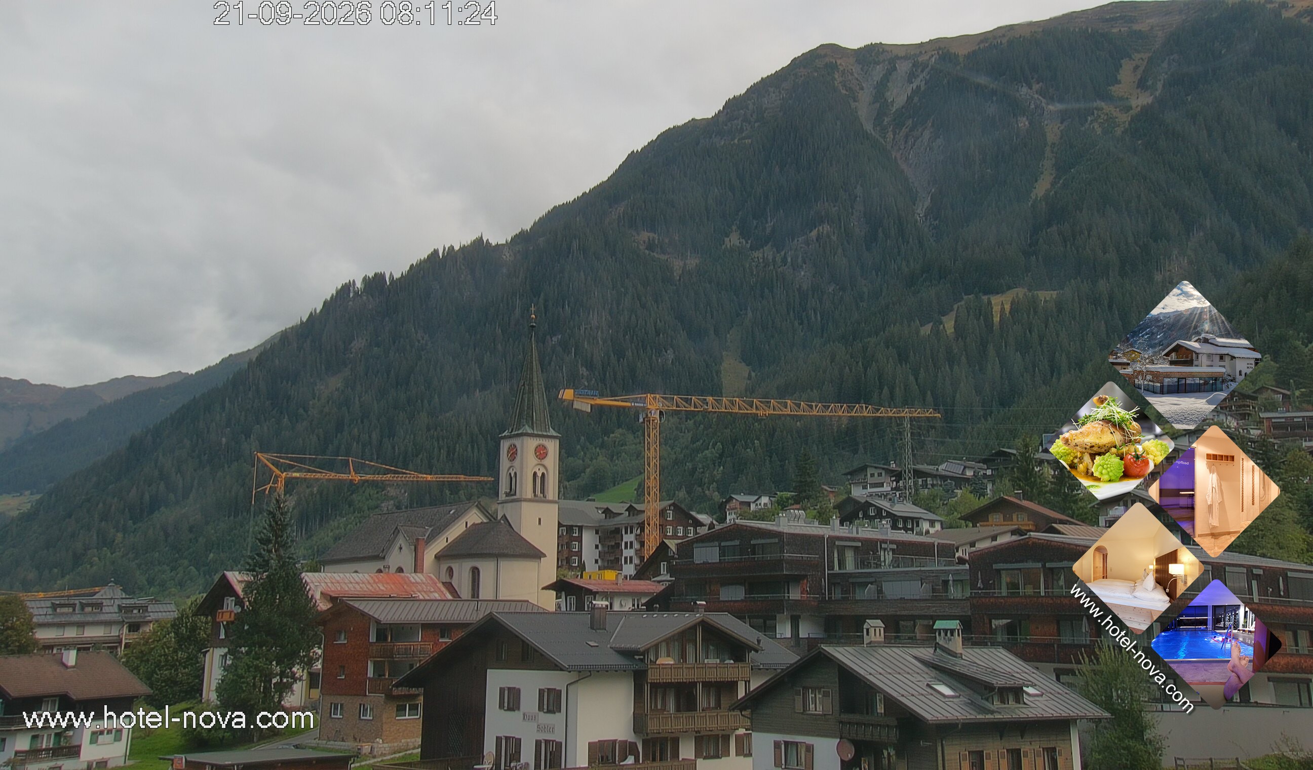 Archived image Webcam Gaschurn - View Village