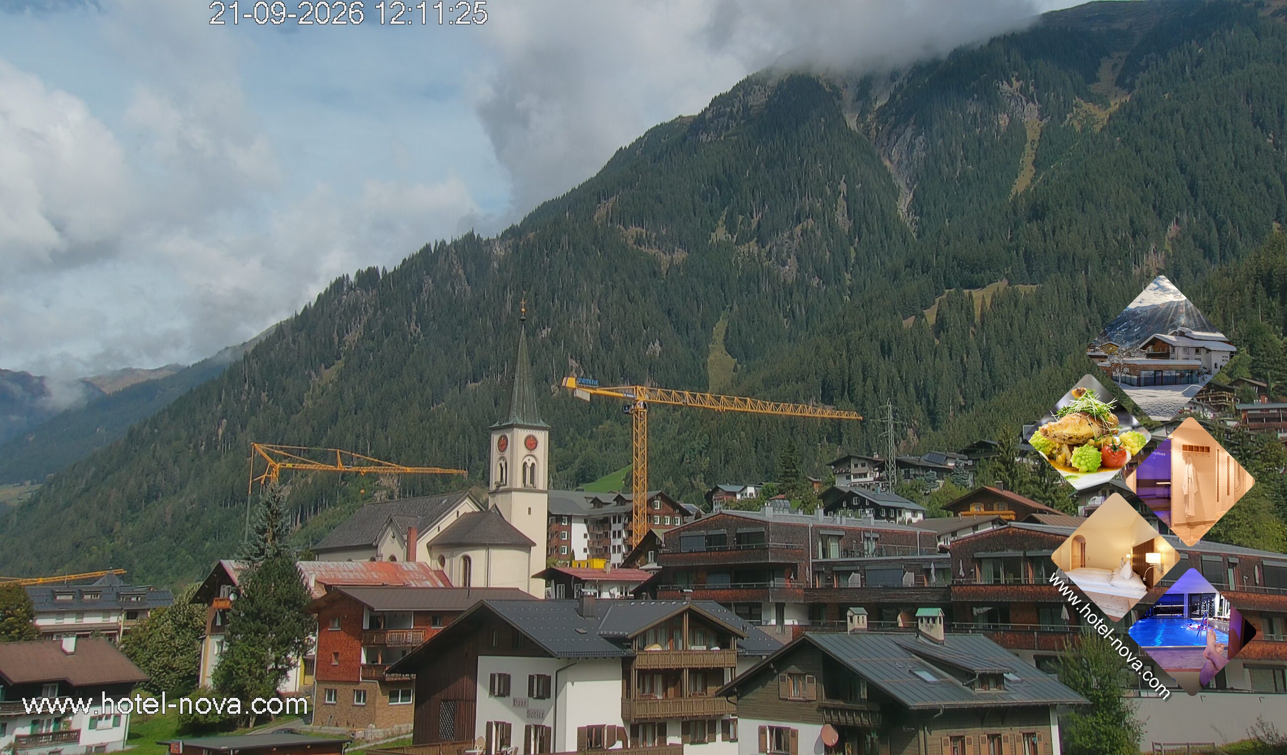Archived image Webcam Gaschurn - View Village