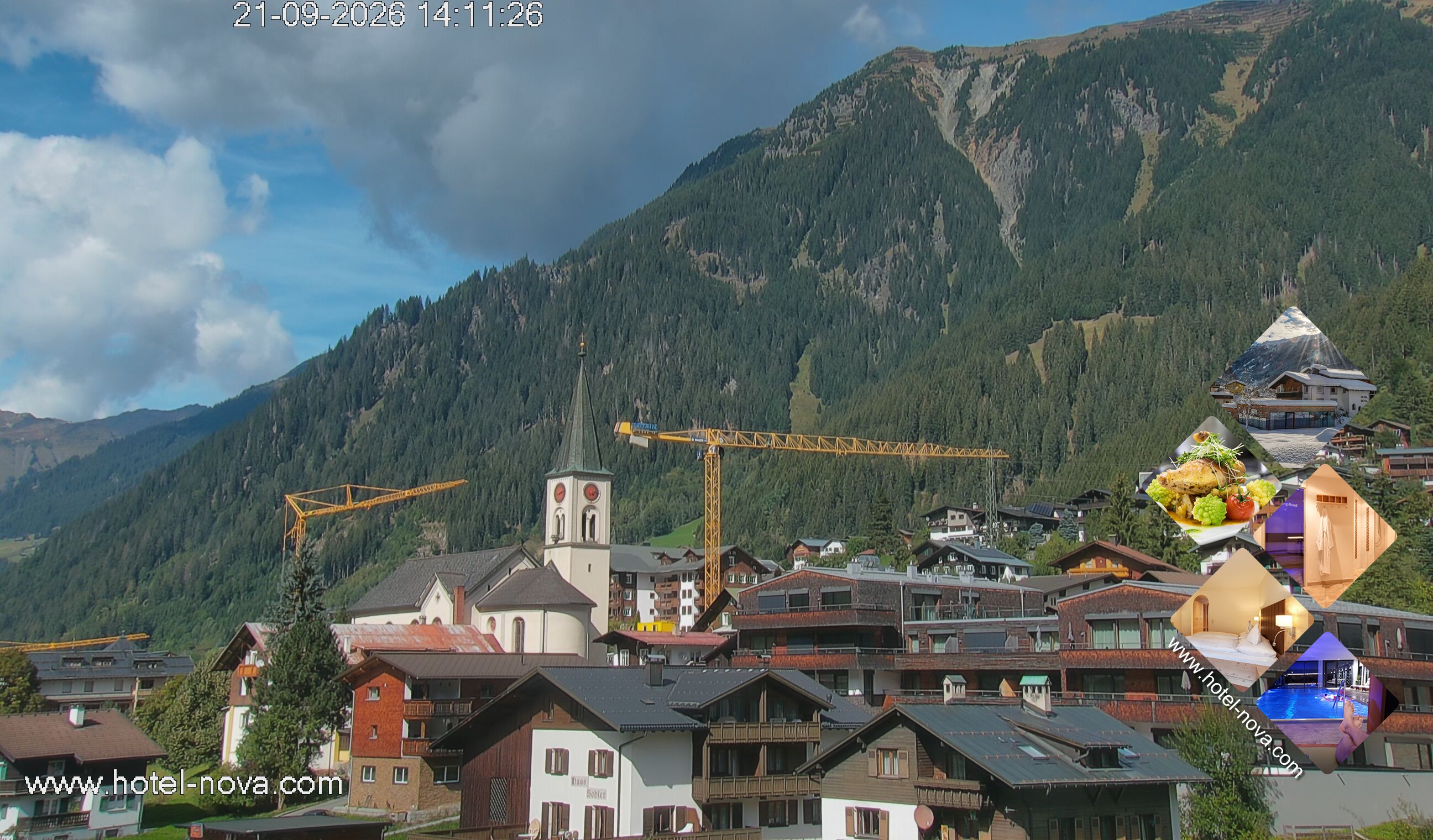 Archived image Webcam Gaschurn - View Village