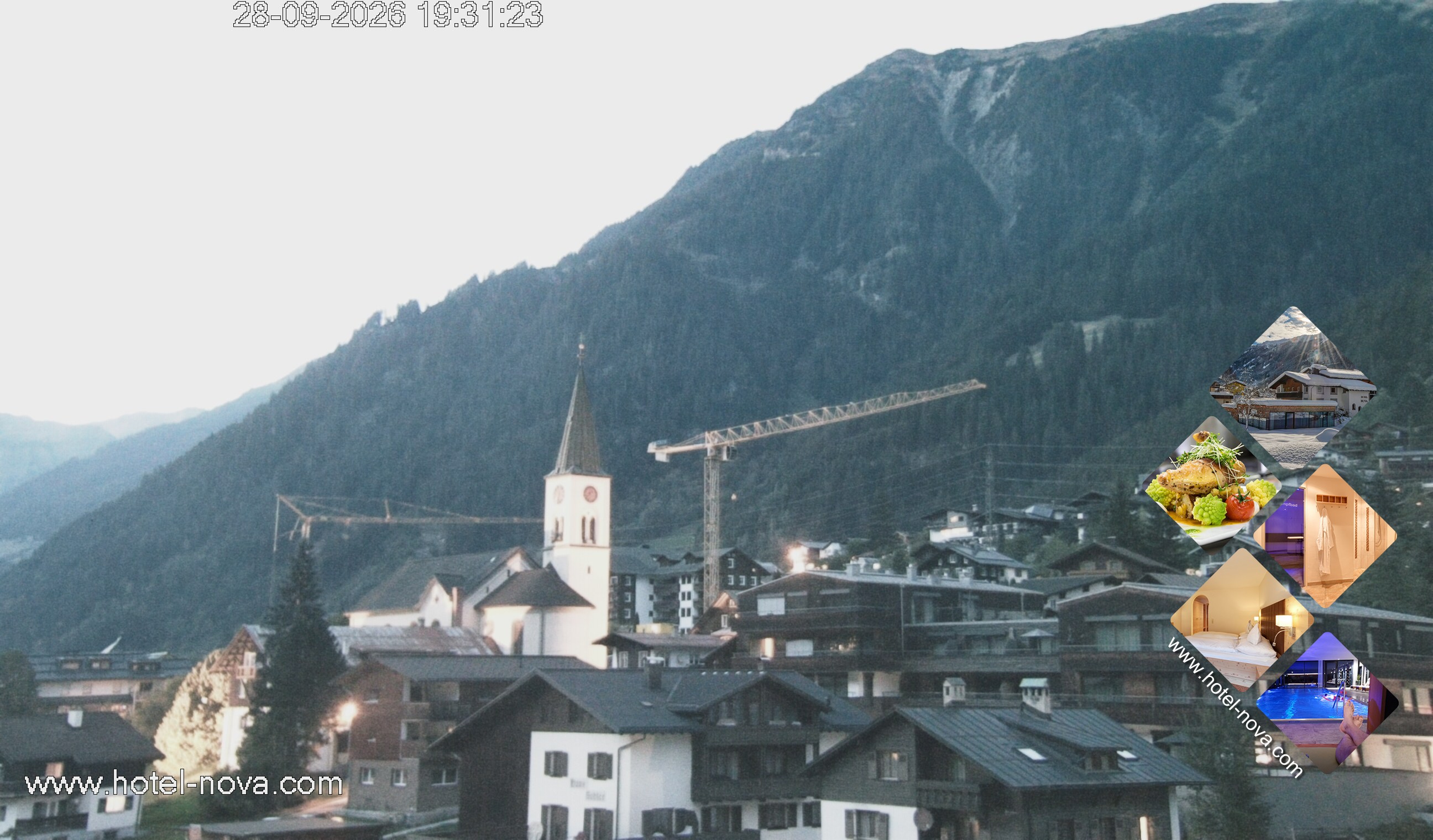Archiv Foto Webcam Gaschurn Ortszentrum