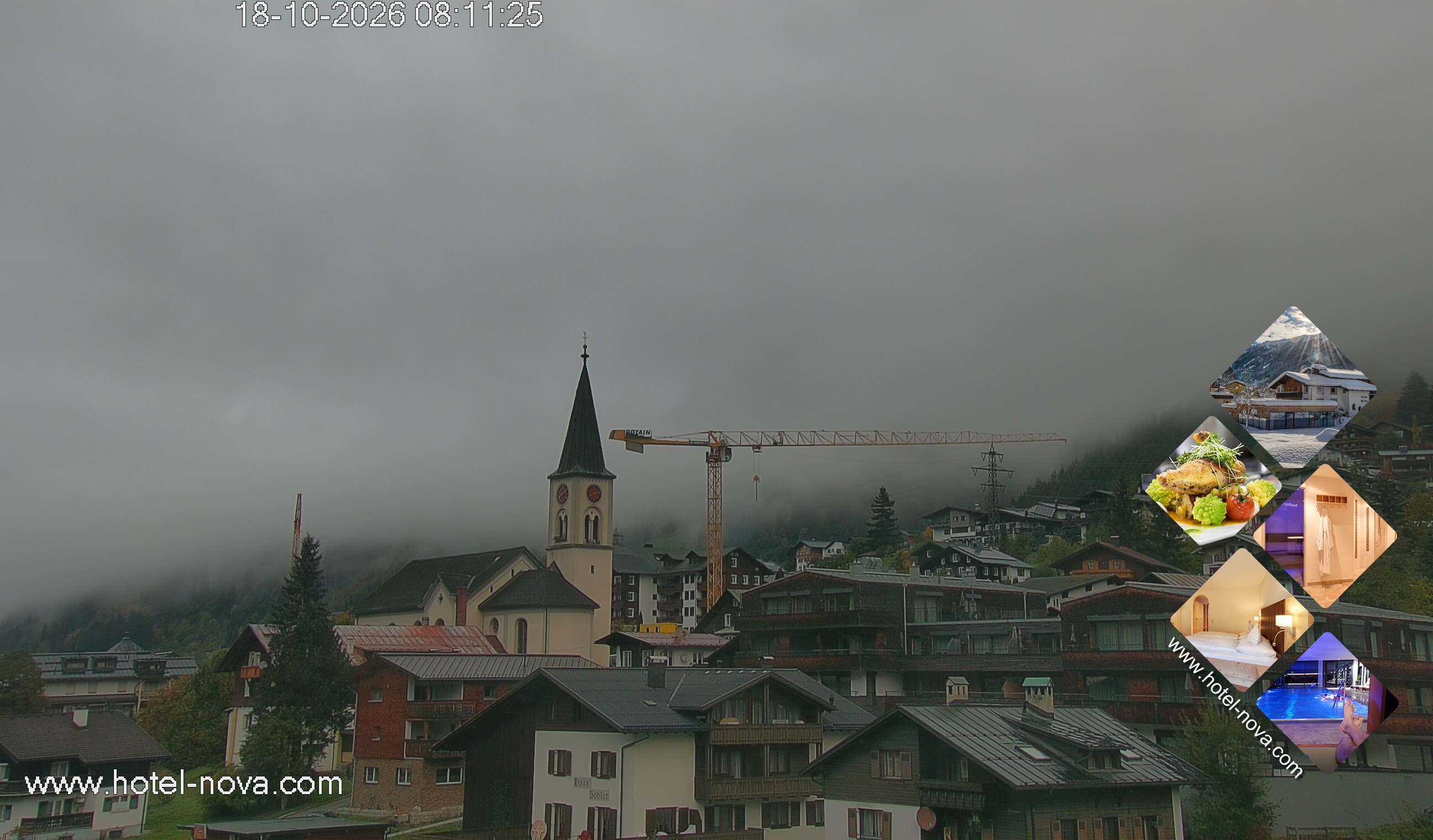Archiv Foto Webcam Gaschurn Ortszentrum