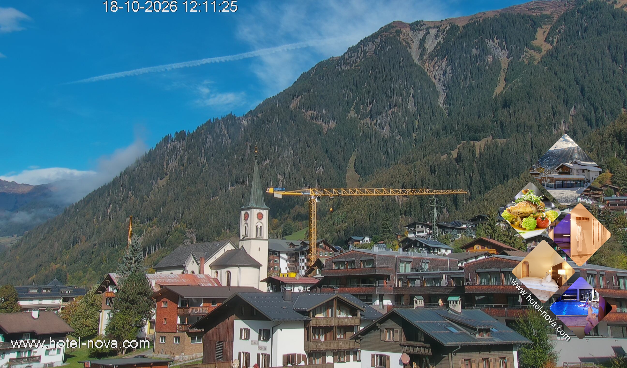 Archiv Foto Webcam Gaschurn Ortszentrum
