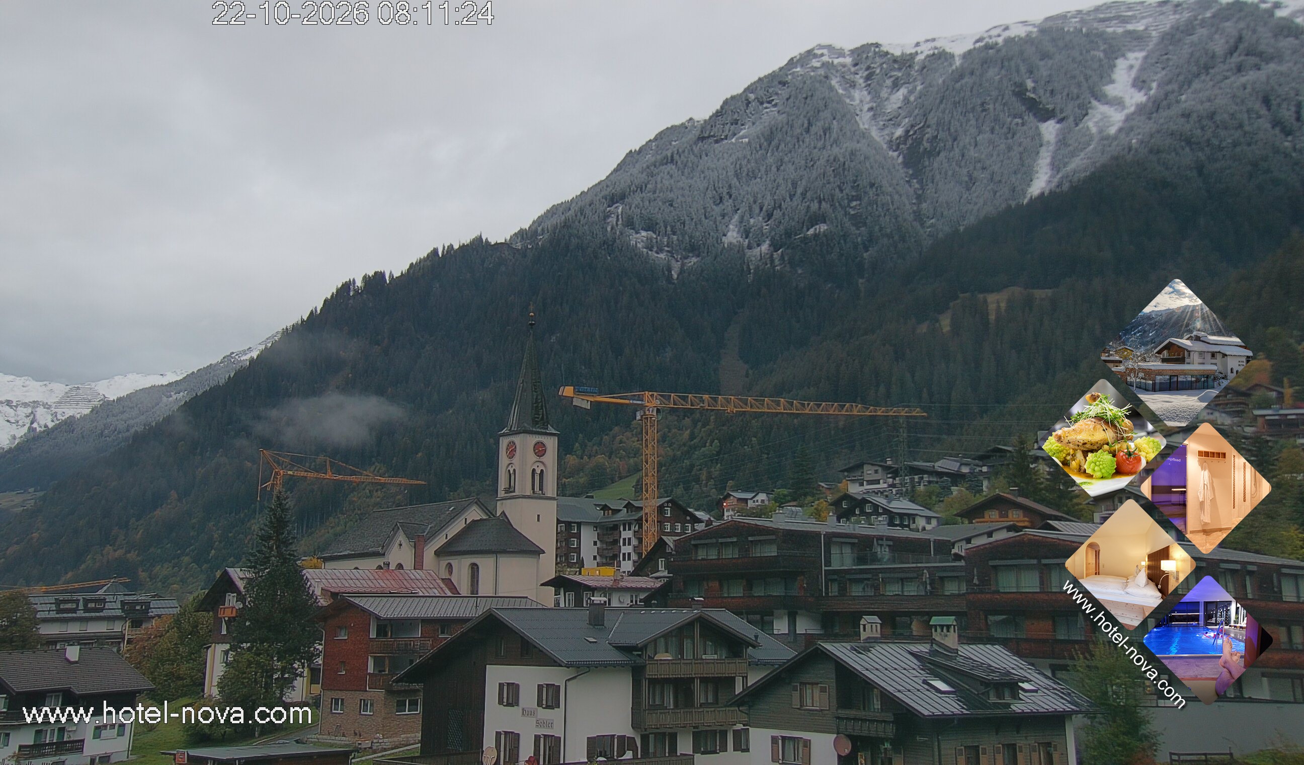 Archiv Foto Webcam Gaschurn Ortszentrum