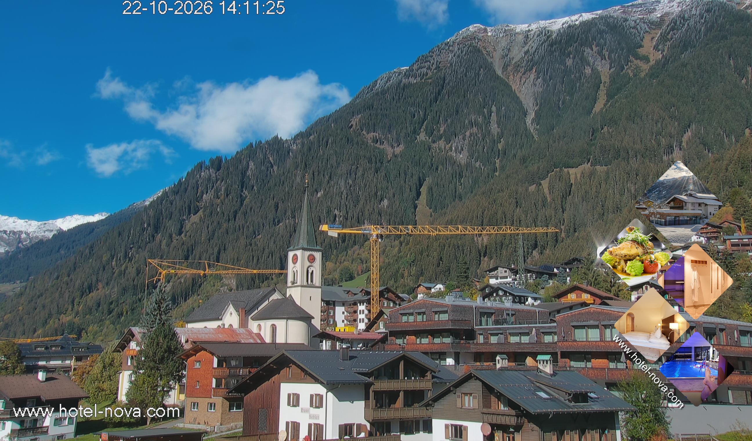 Archiv Foto Webcam Gaschurn Ortszentrum