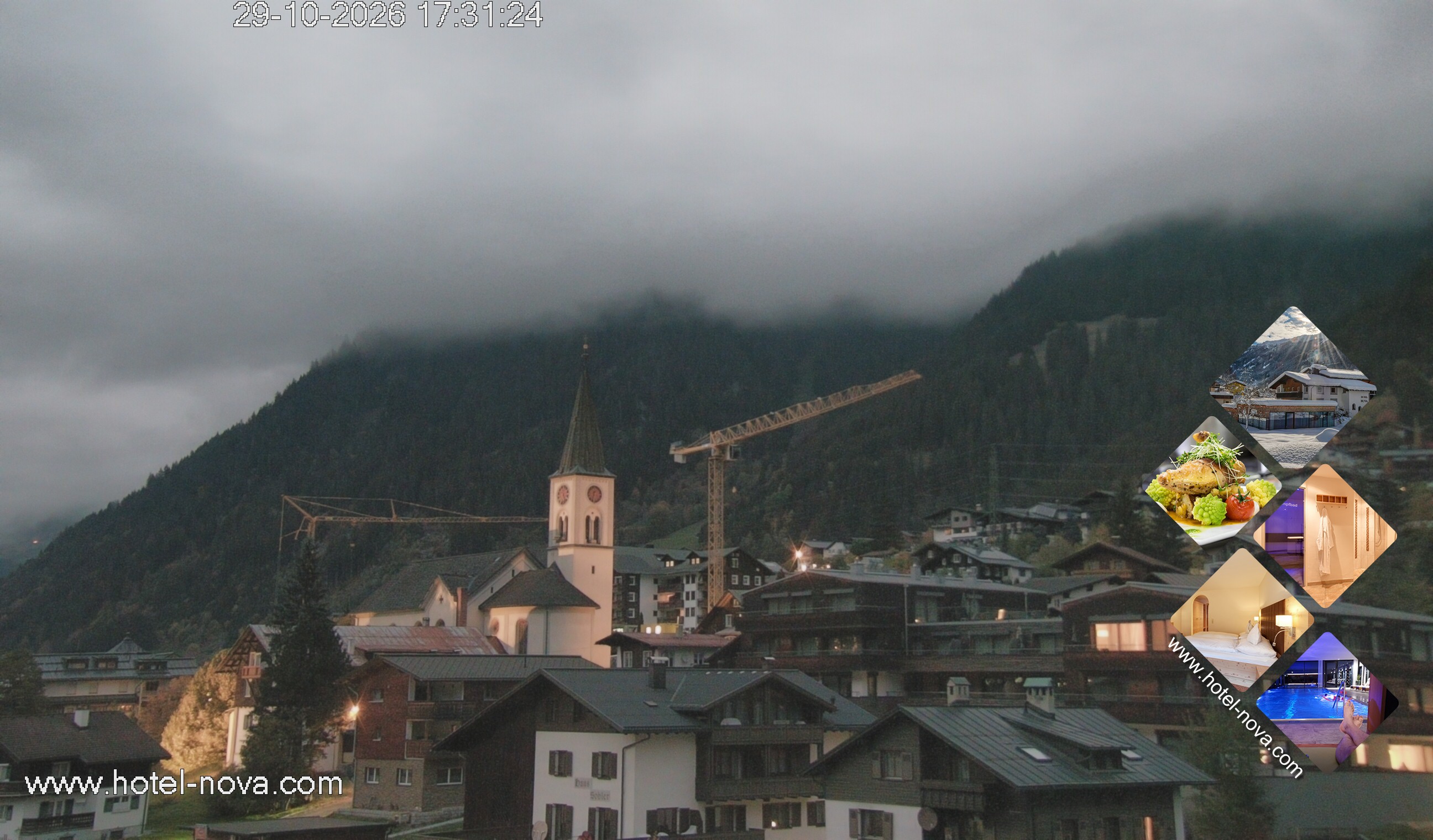 Archived image Webcam Gaschurn - View Village