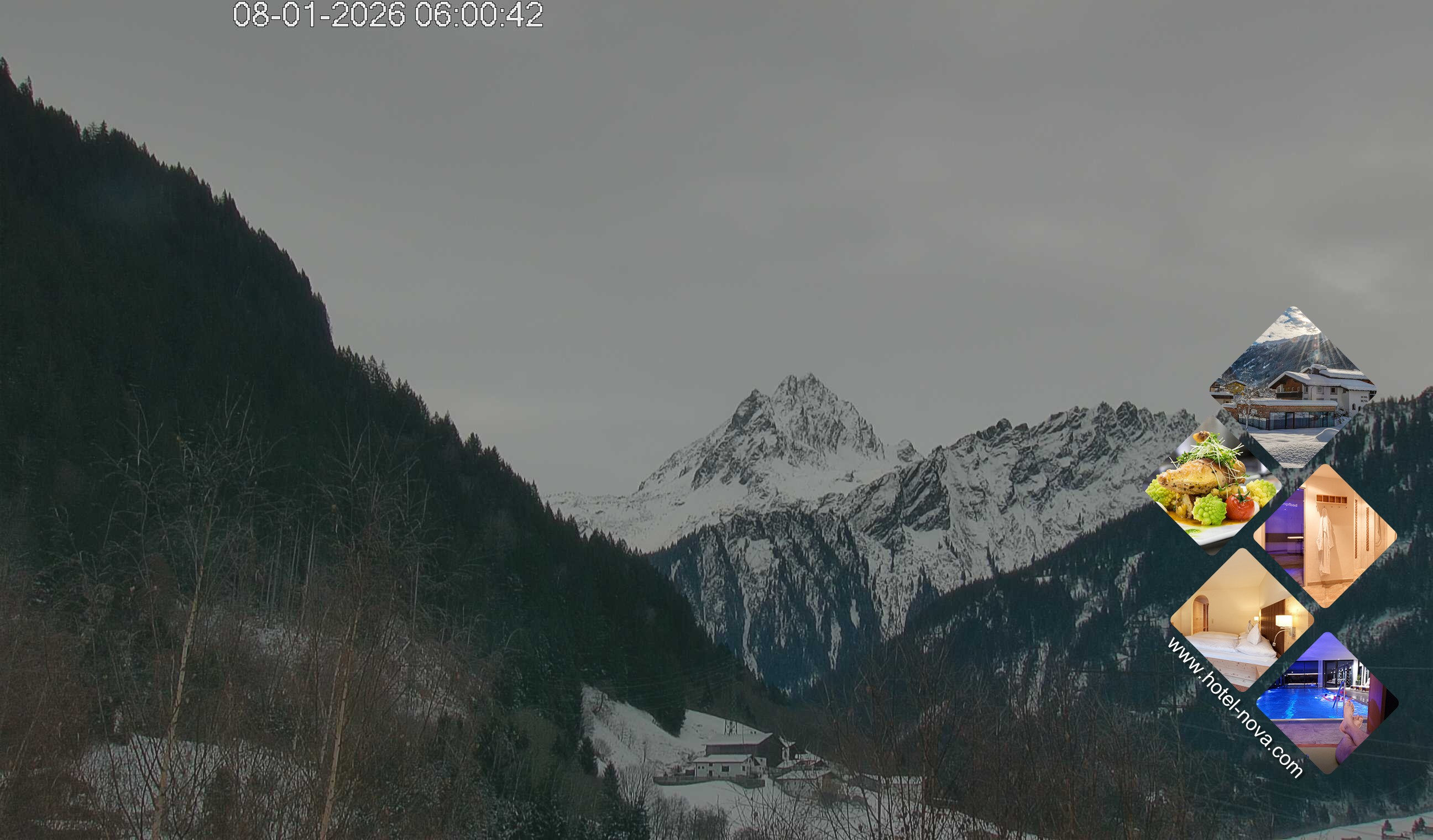 Archiv Foto Webcam Valülla, Silvretta Montafon