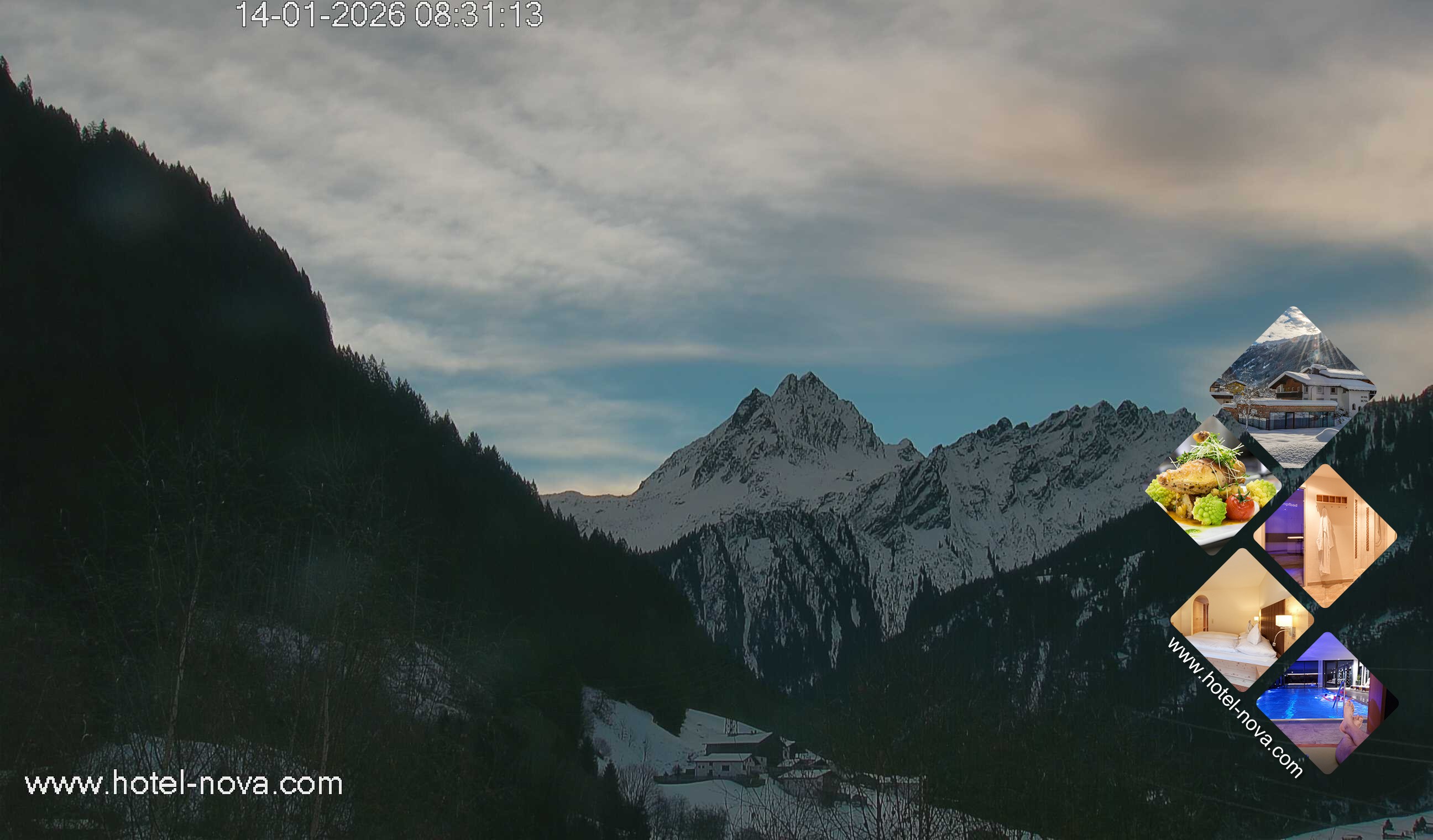 Archiv Foto Webcam Valülla, Silvretta Montafon