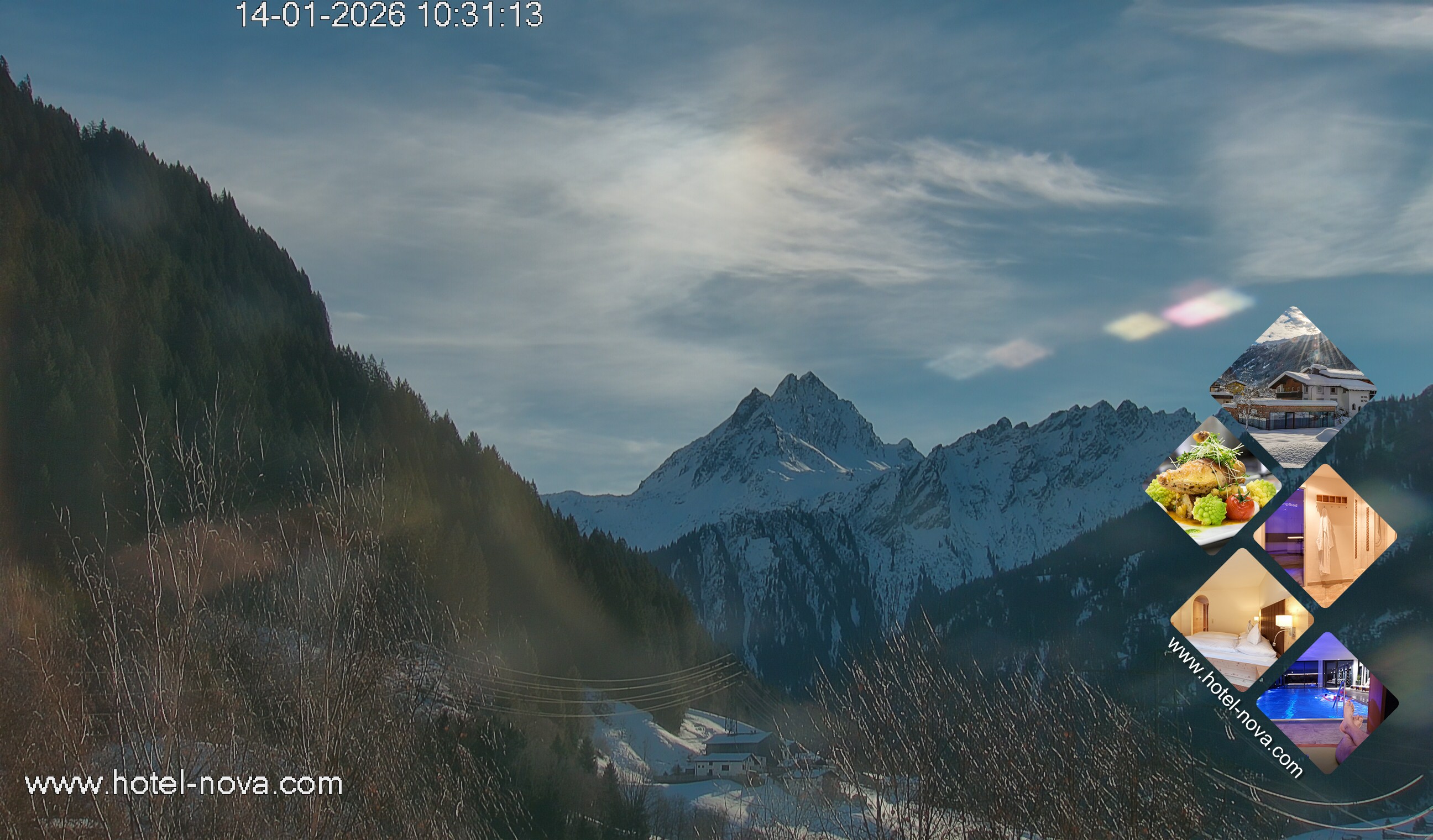 Archiv Foto Webcam Valülla, Silvretta Montafon