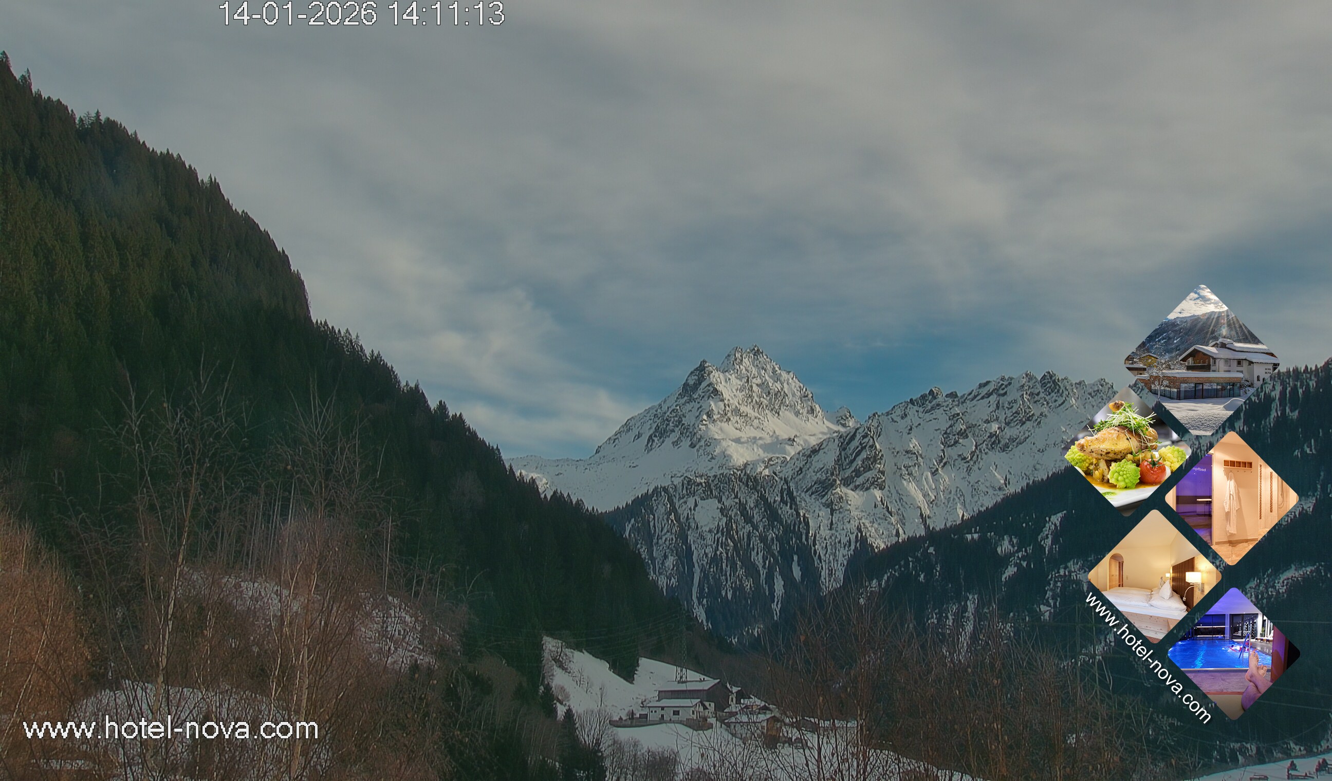 Archiv Foto Webcam Valülla, Silvretta Montafon