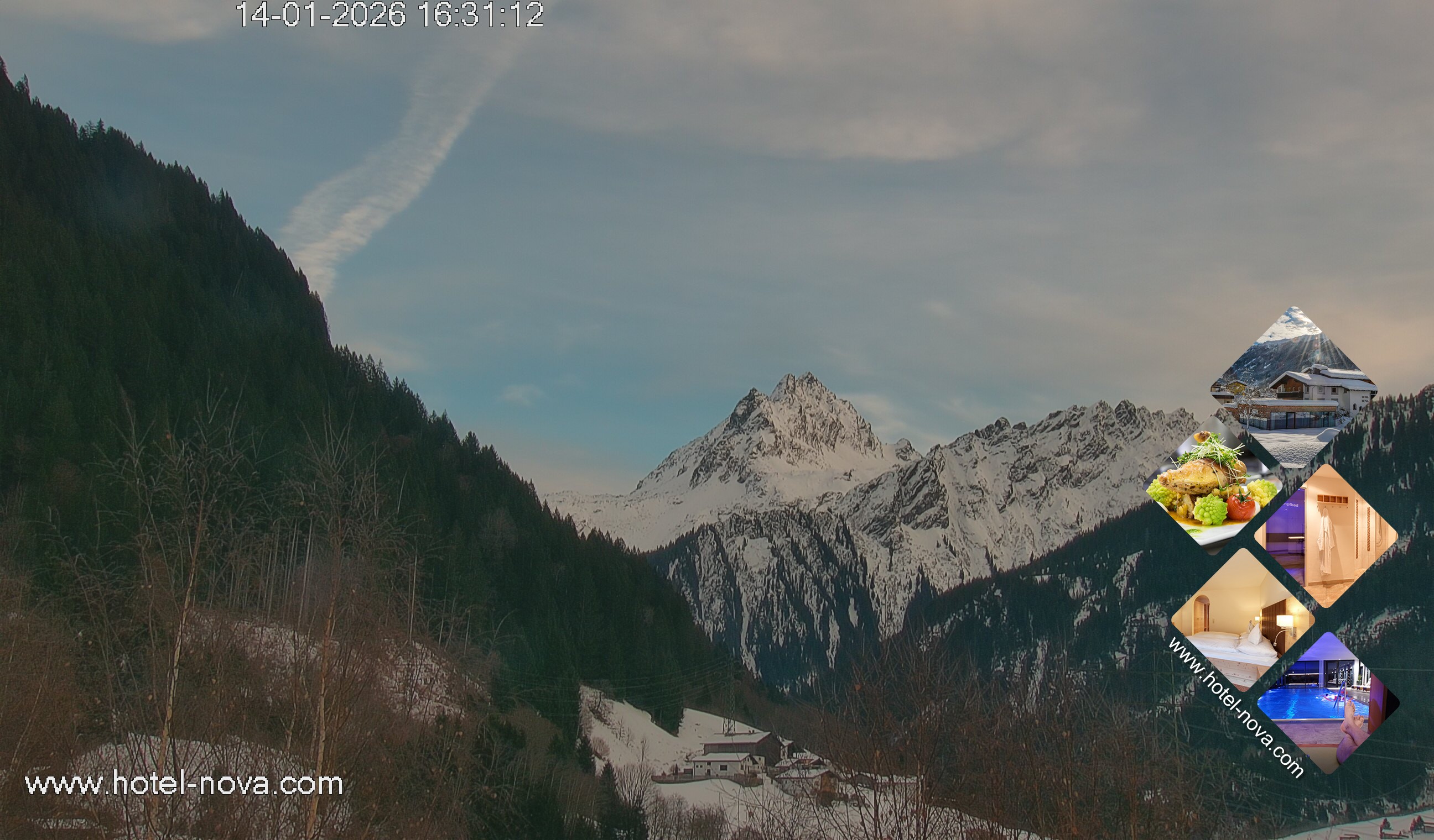 Archiv Foto Webcam Valülla, Silvretta Montafon