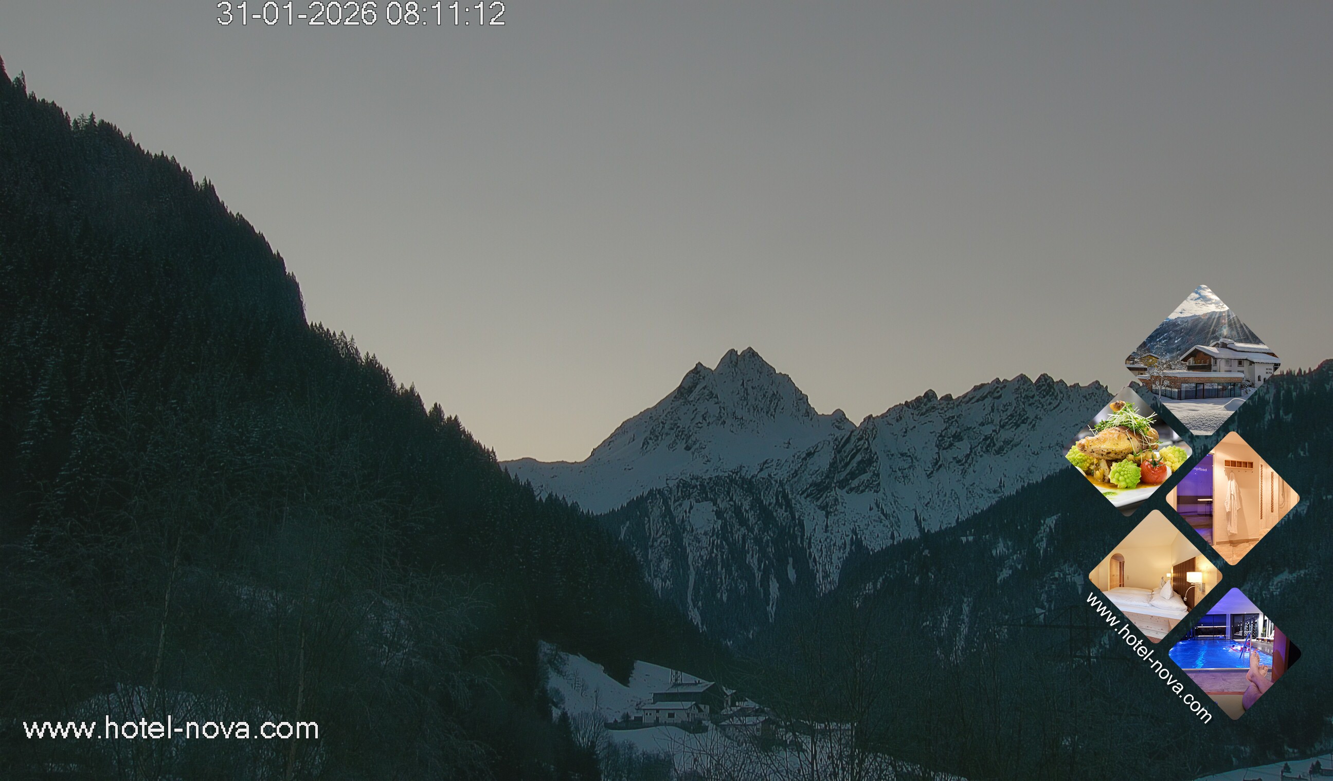 Archiv Foto Webcam Valülla, Silvretta Montafon