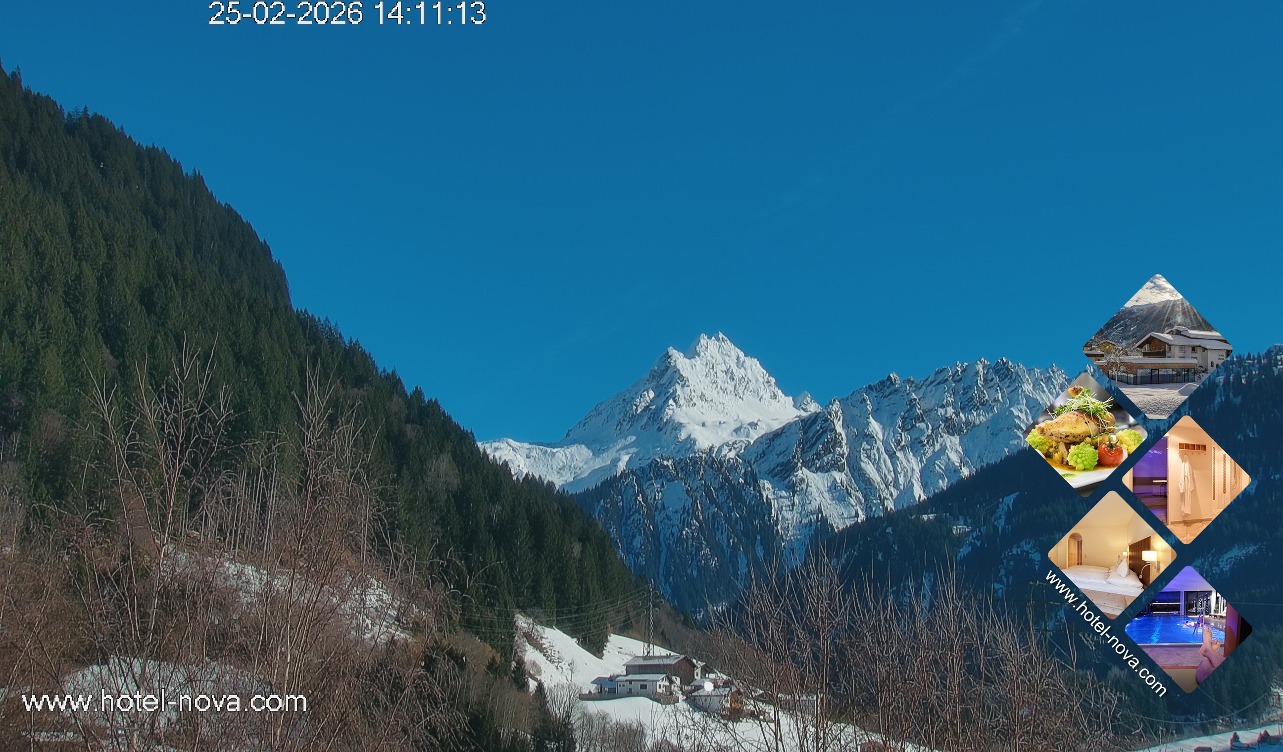 Archived image Webcam Valülla, Hotel Nova