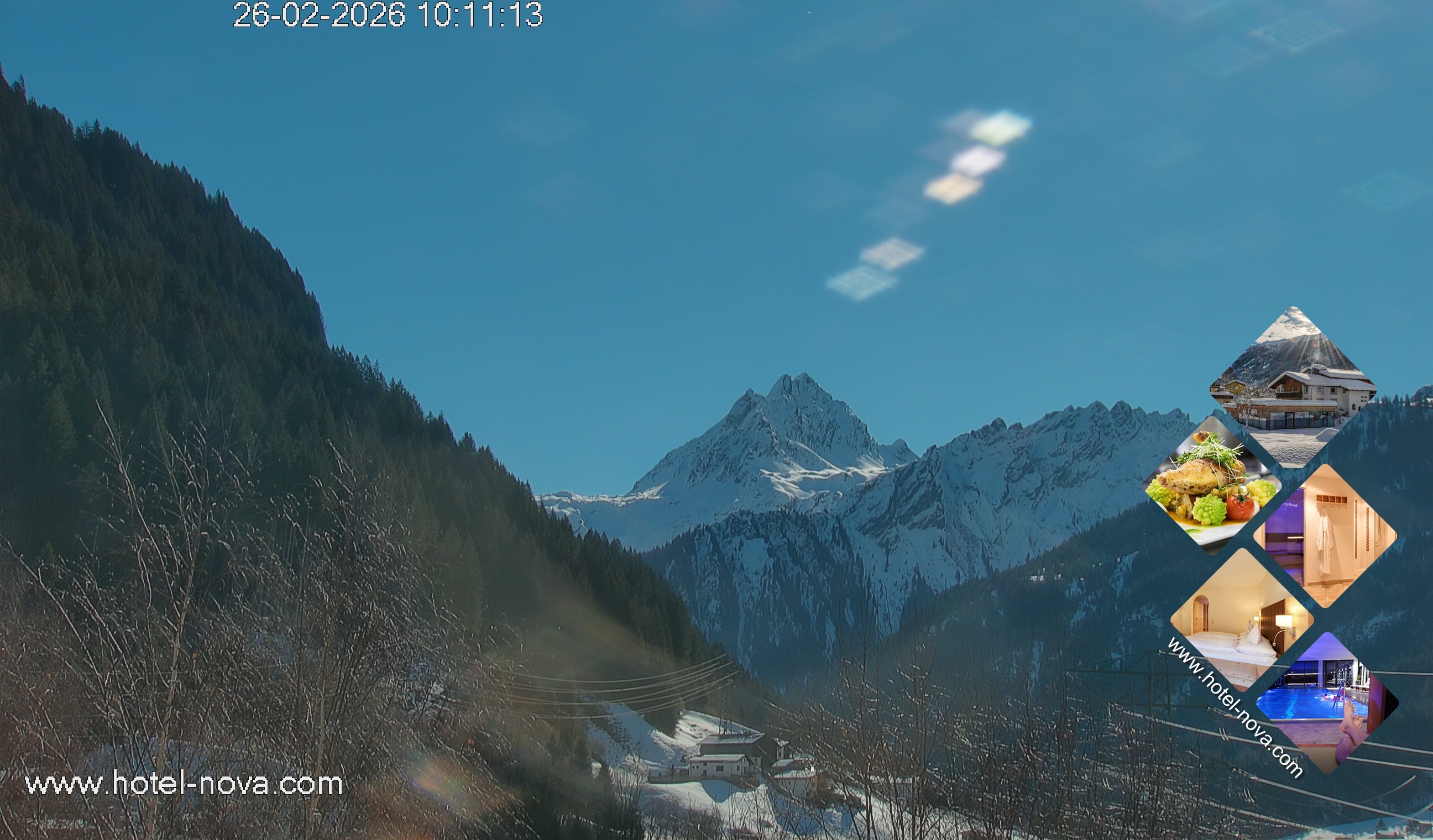 Archived image Webcam Valülla, Hotel Nova