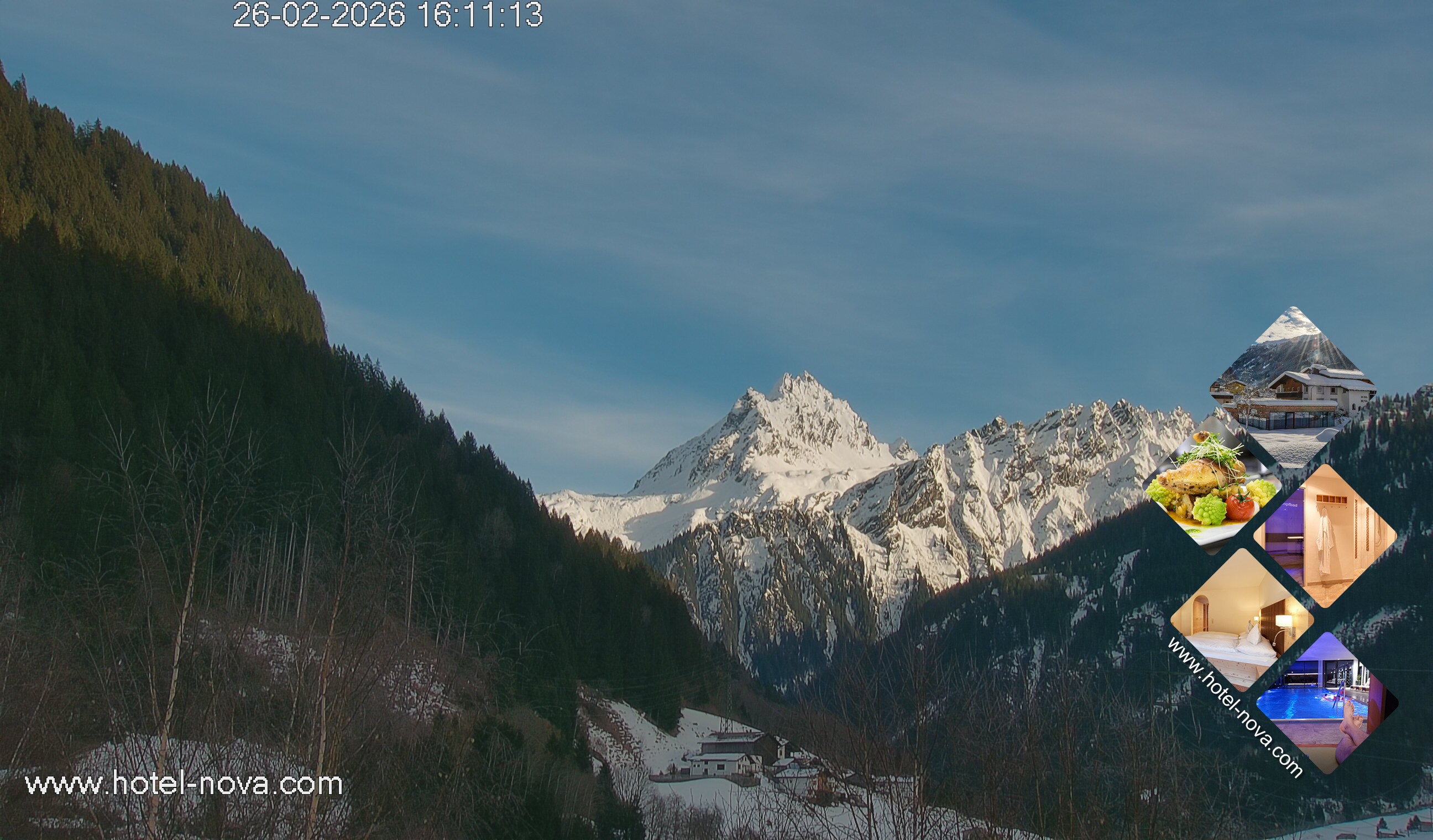 Archived image Webcam Valülla, Hotel Nova