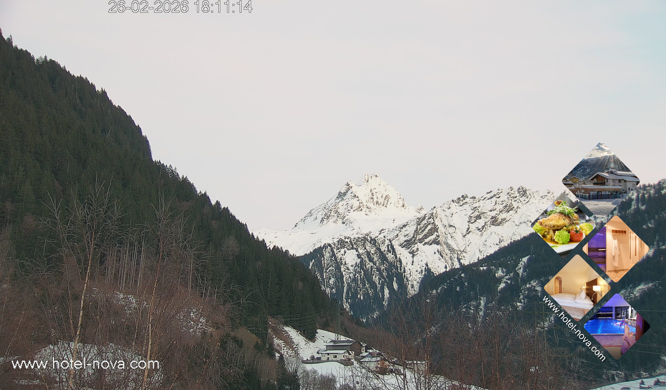 Archived image Webcam Valülla, Hotel Nova