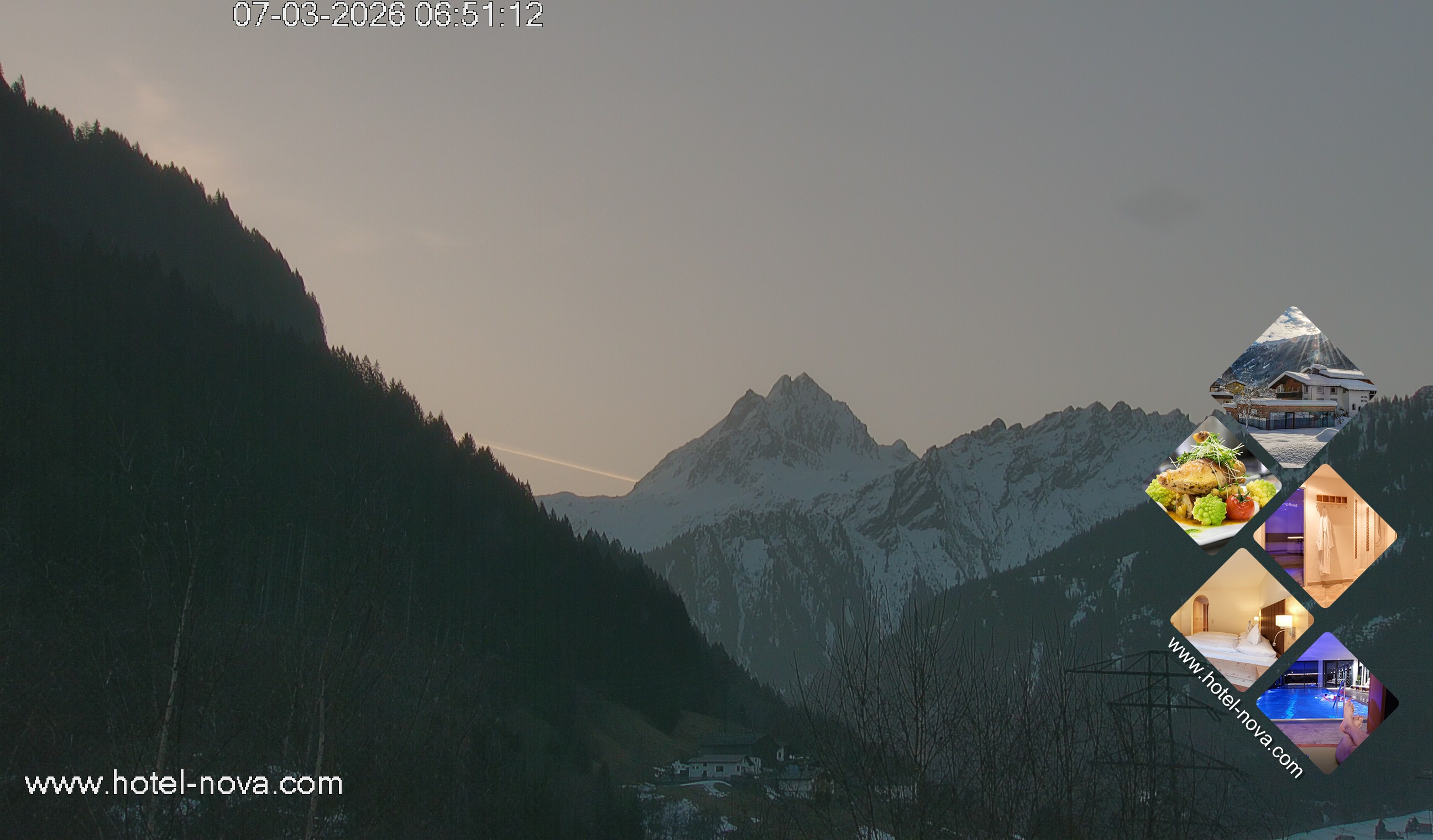 Archiv Foto Webcam Valülla, Silvretta Montafon