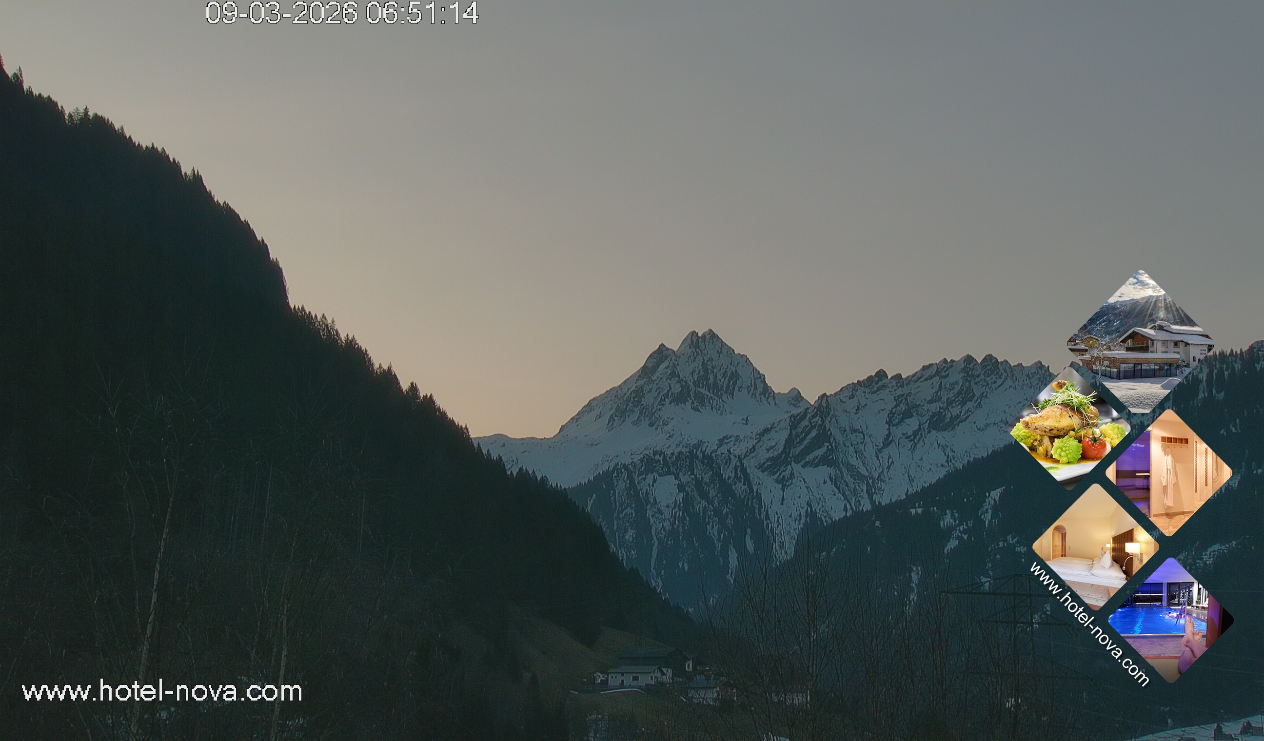 Archiv Foto Webcam Valülla, Silvretta Montafon