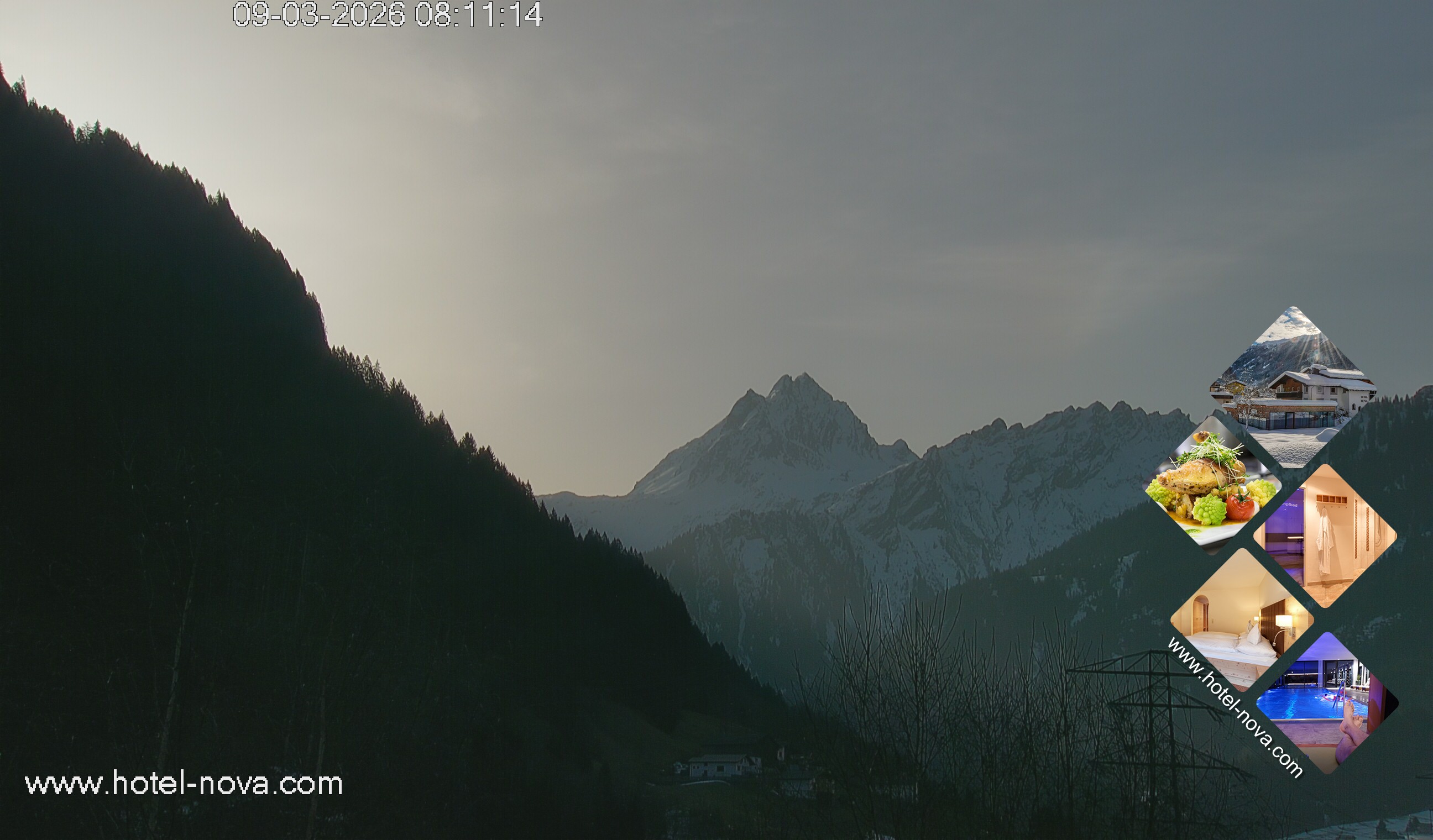 Archiv Foto Webcam Valülla, Silvretta Montafon