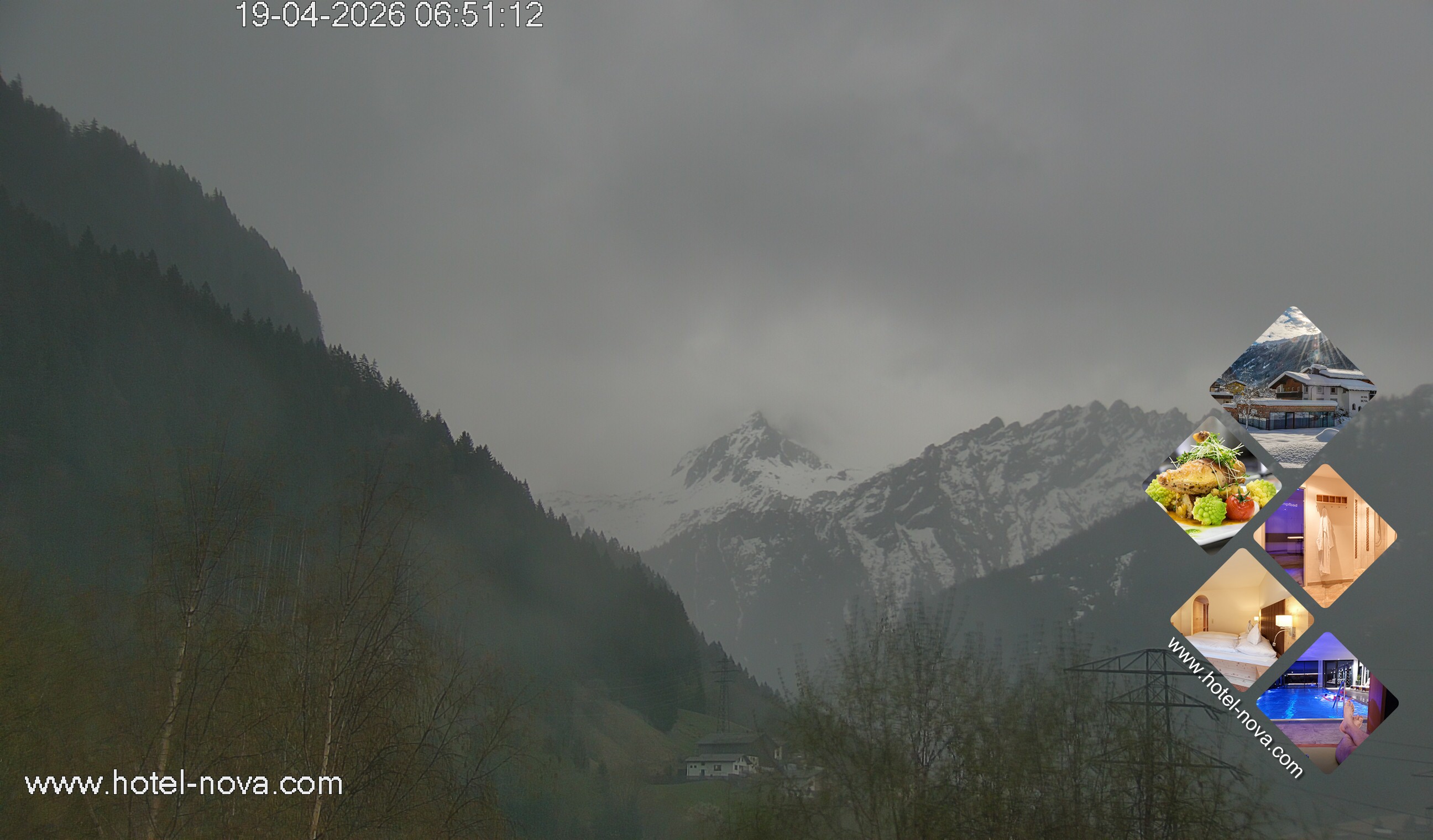 Archived image Webcam Valülla, Hotel Nova