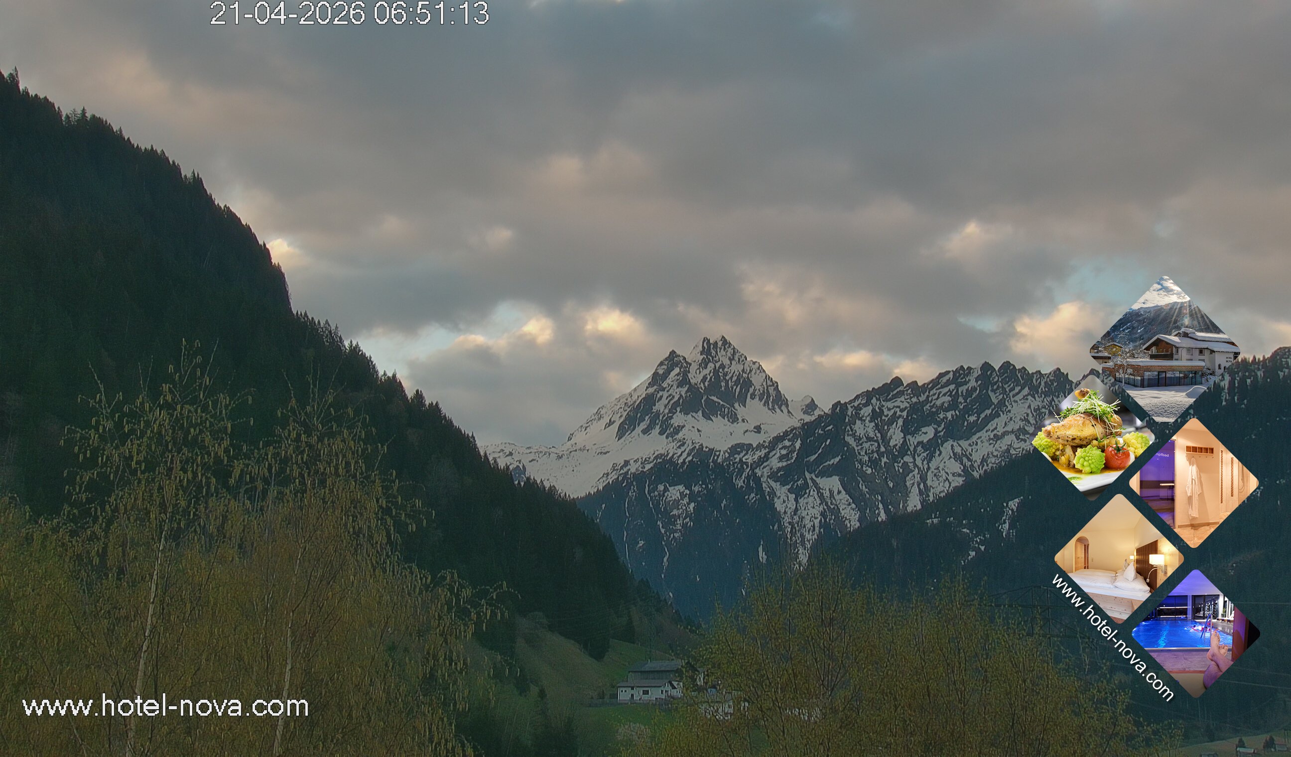 Archiv Foto Webcam Valülla, Silvretta Montafon