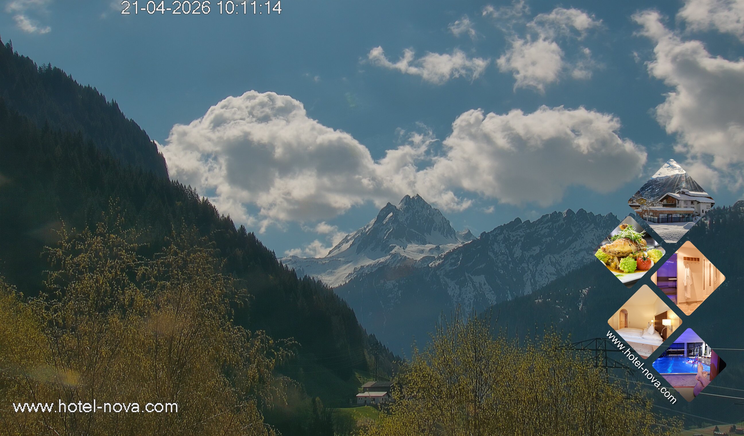 Archiv Foto Webcam Valülla, Silvretta Montafon