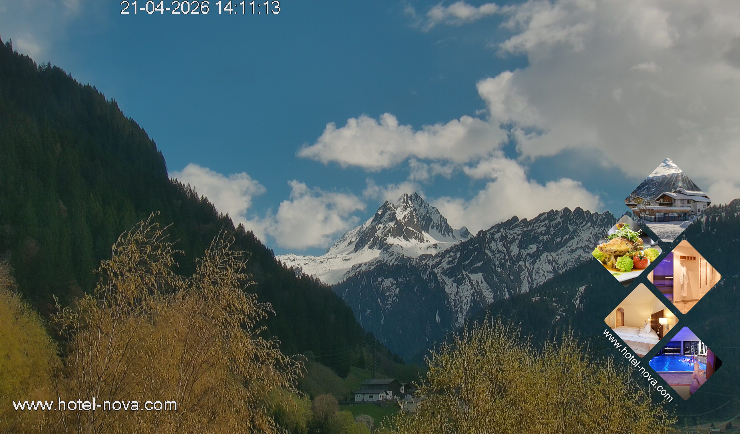 Archiv Foto Webcam Valülla, Silvretta Montafon