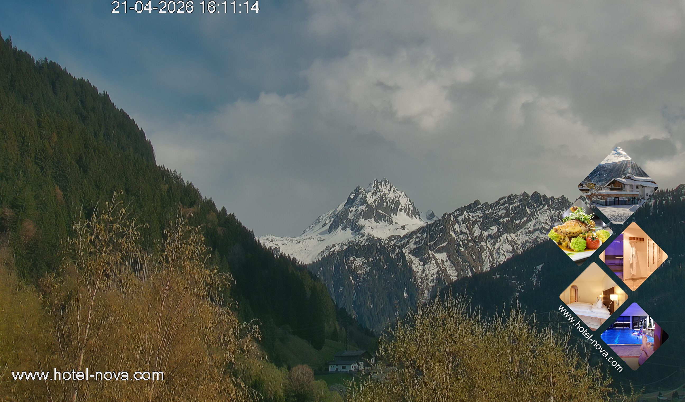 Archiv Foto Webcam Valülla, Silvretta Montafon