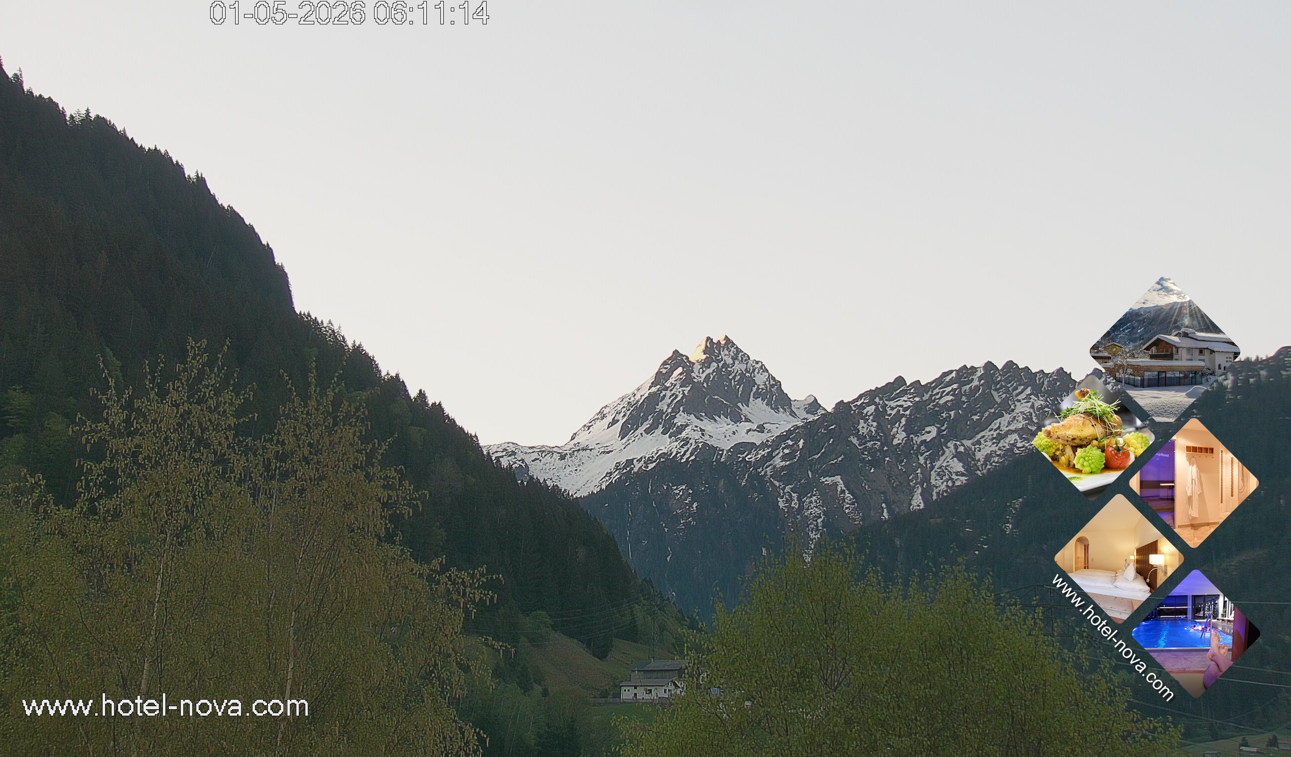 Archived image Webcam Valülla, Hotel Nova