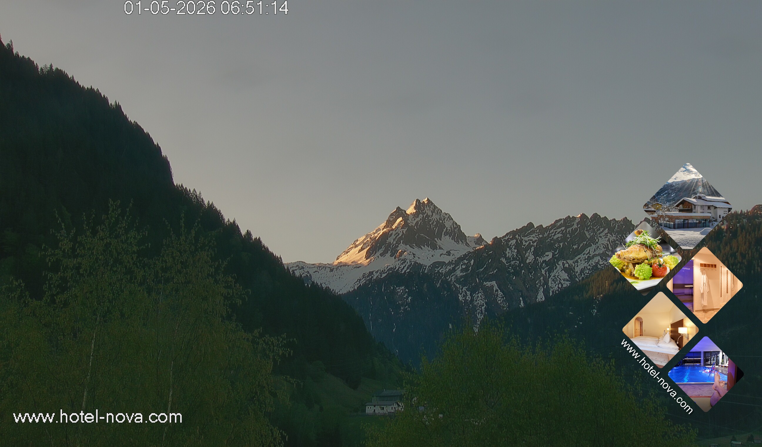 Archived image Webcam Valülla, Hotel Nova