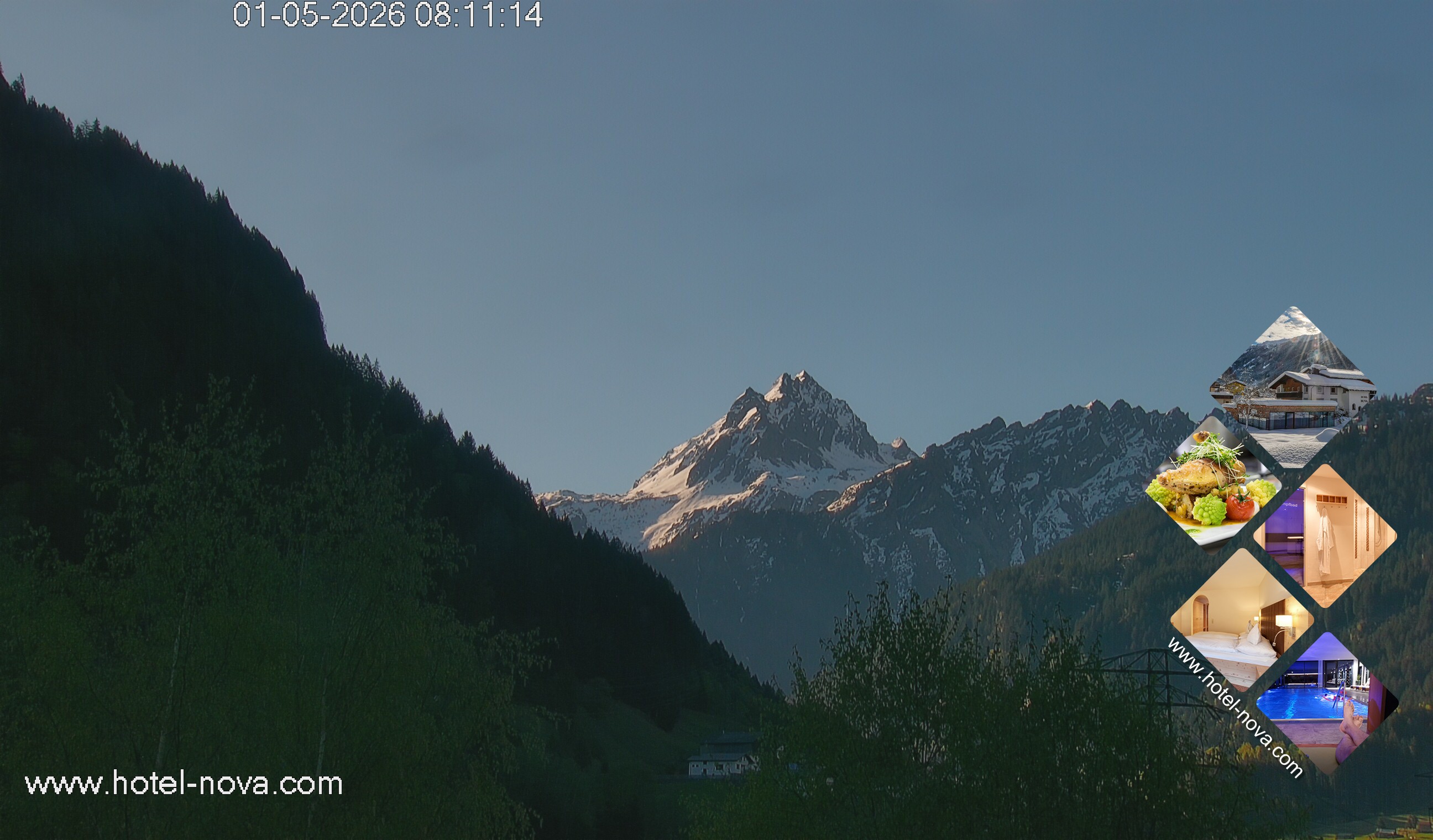 Archived image Webcam Valülla, Hotel Nova